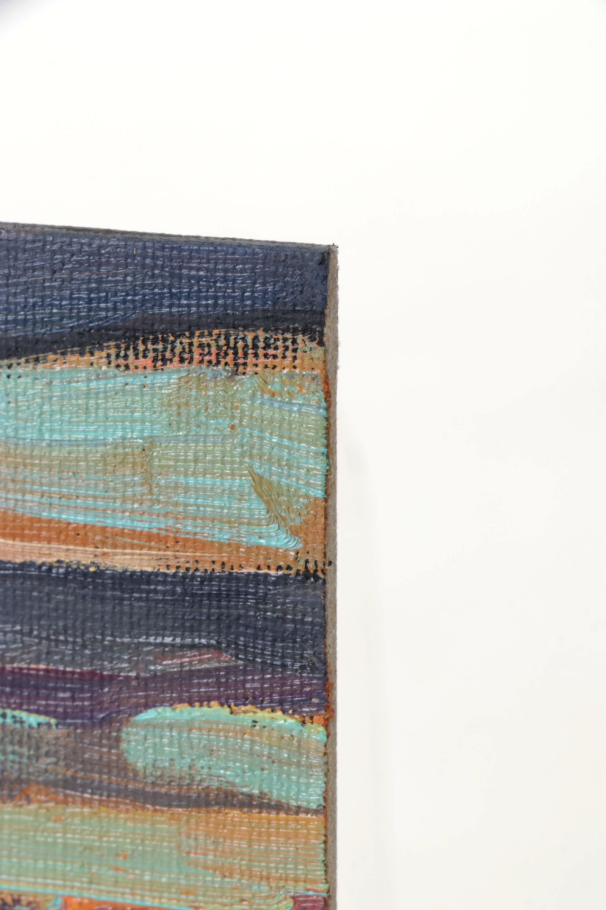 William Hawkins Impressionist Mountain Landscape Oil Painting