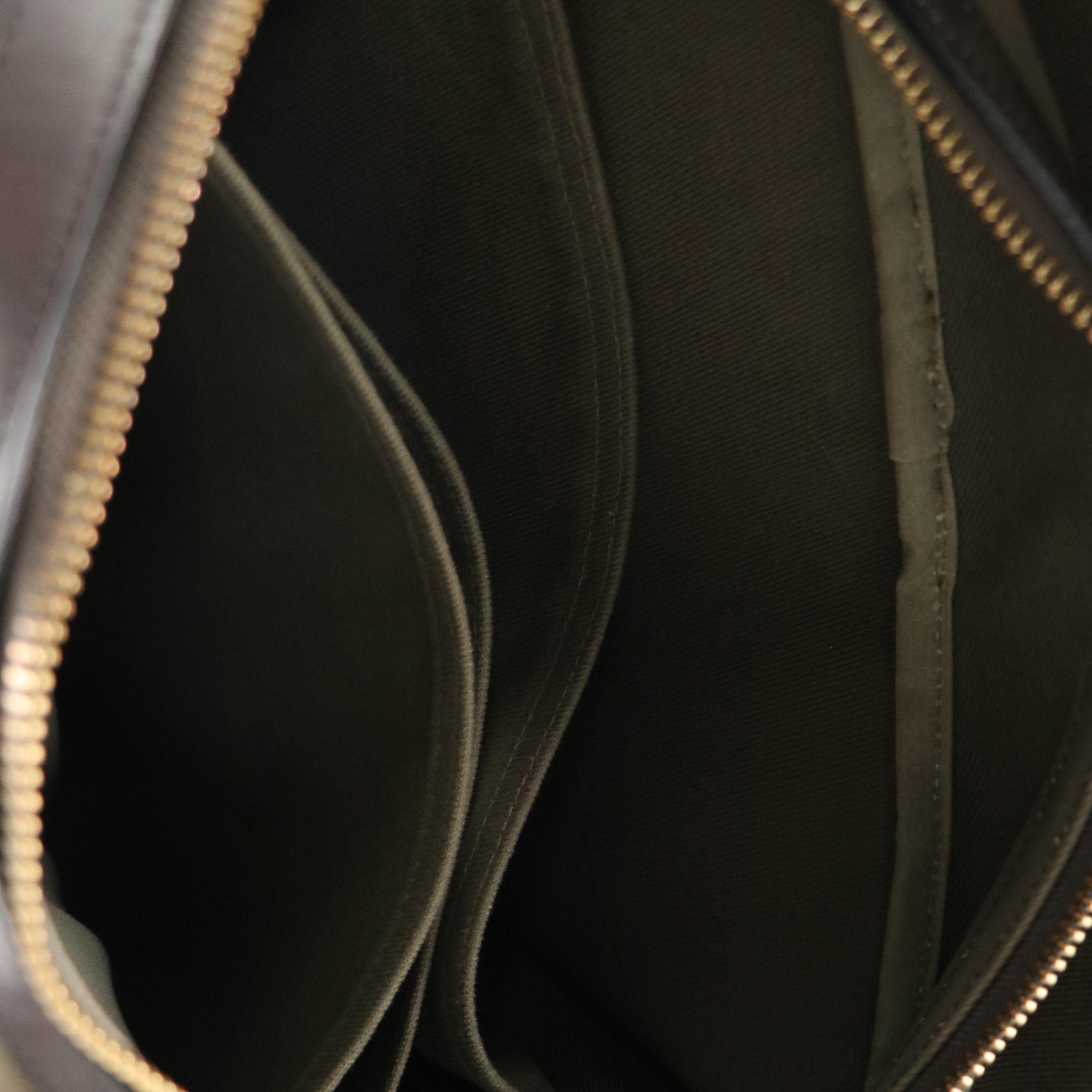 Filson Olive Green Rugged Twill Padded Computer Bag with Detachable Strap