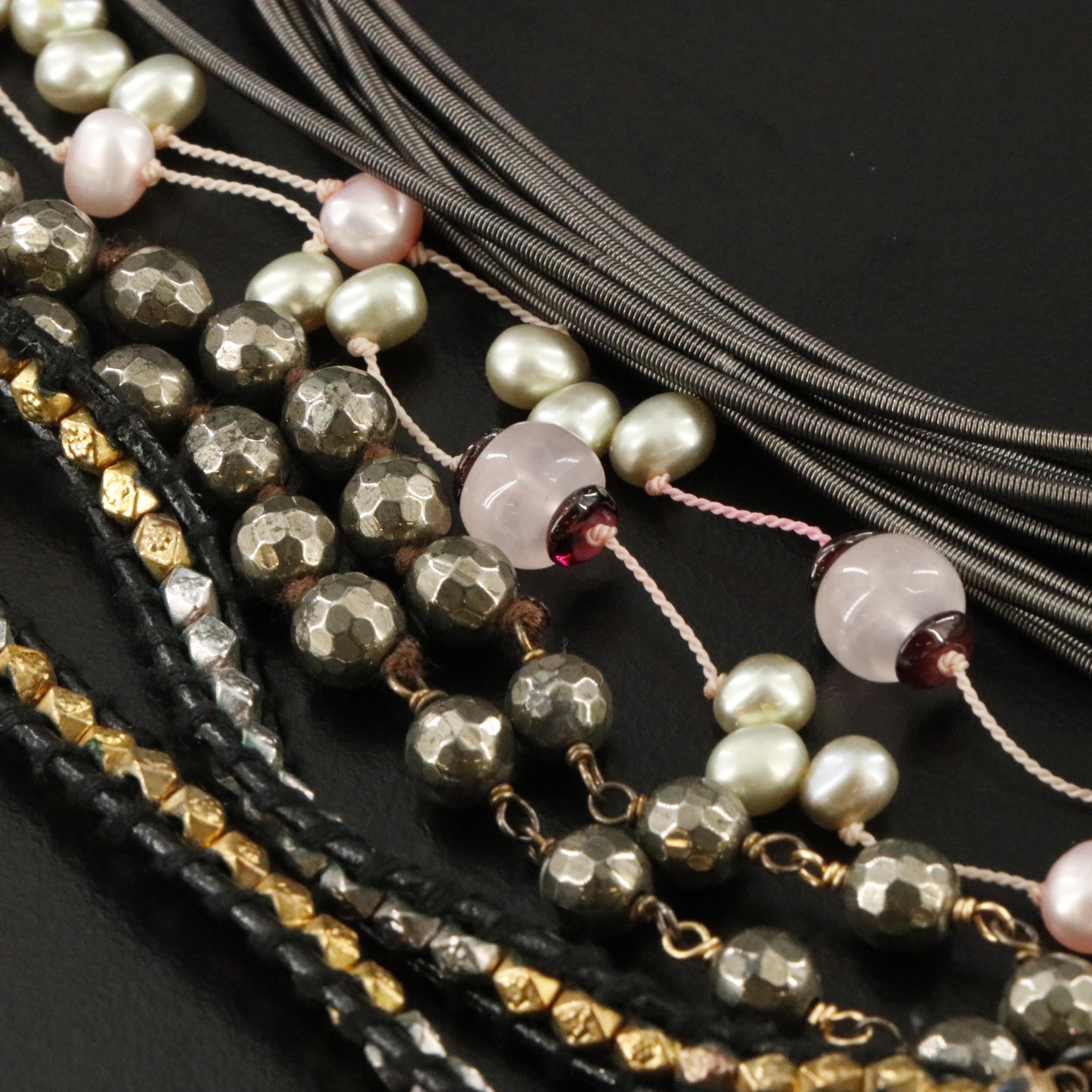 Chan Lu, Pearls and Rose Quartz Featured in Necklace and Bracelet Collection
