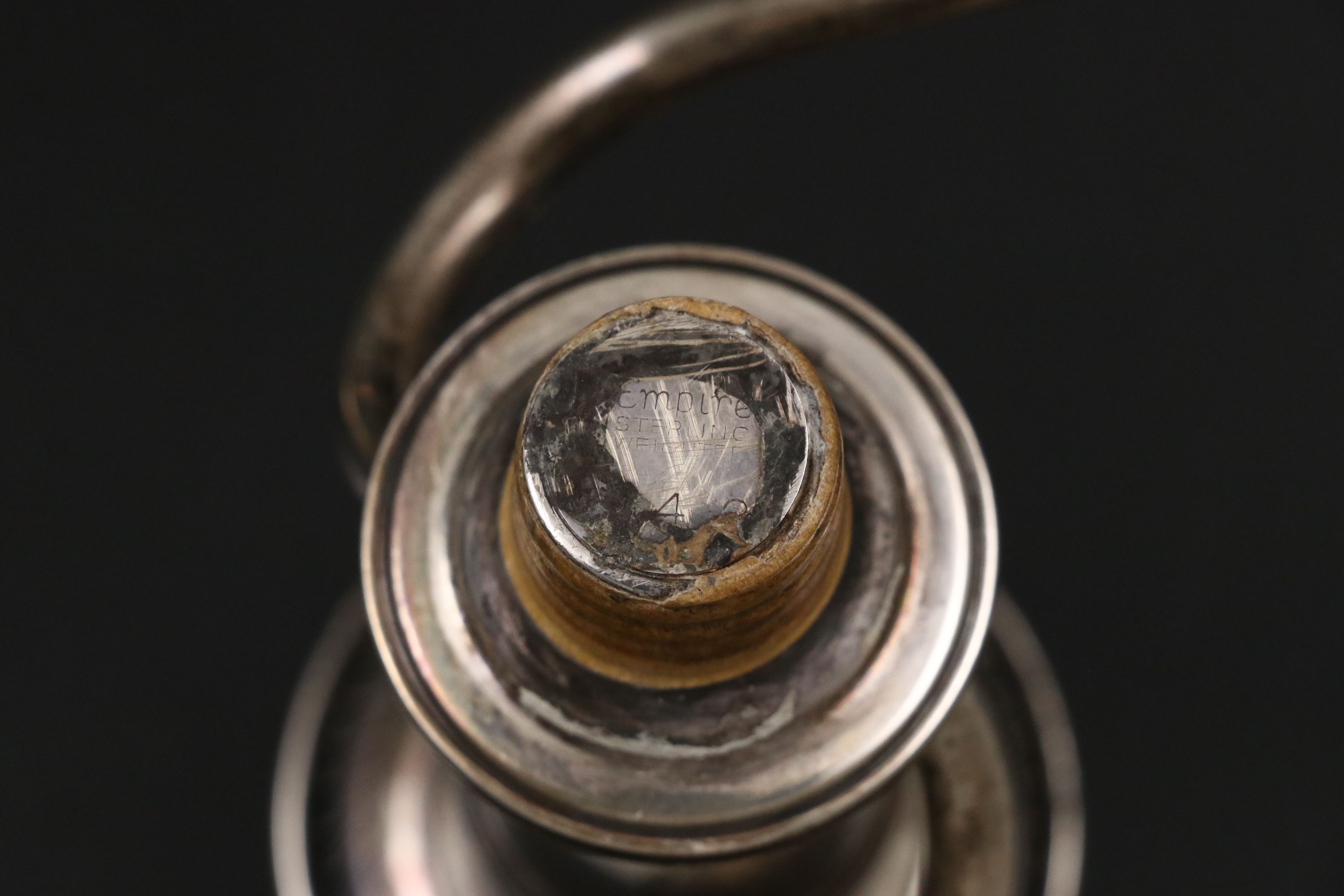 Empire Sterling Candelabrum, AMC Sterling and Glass Hurricanes and More Sterling