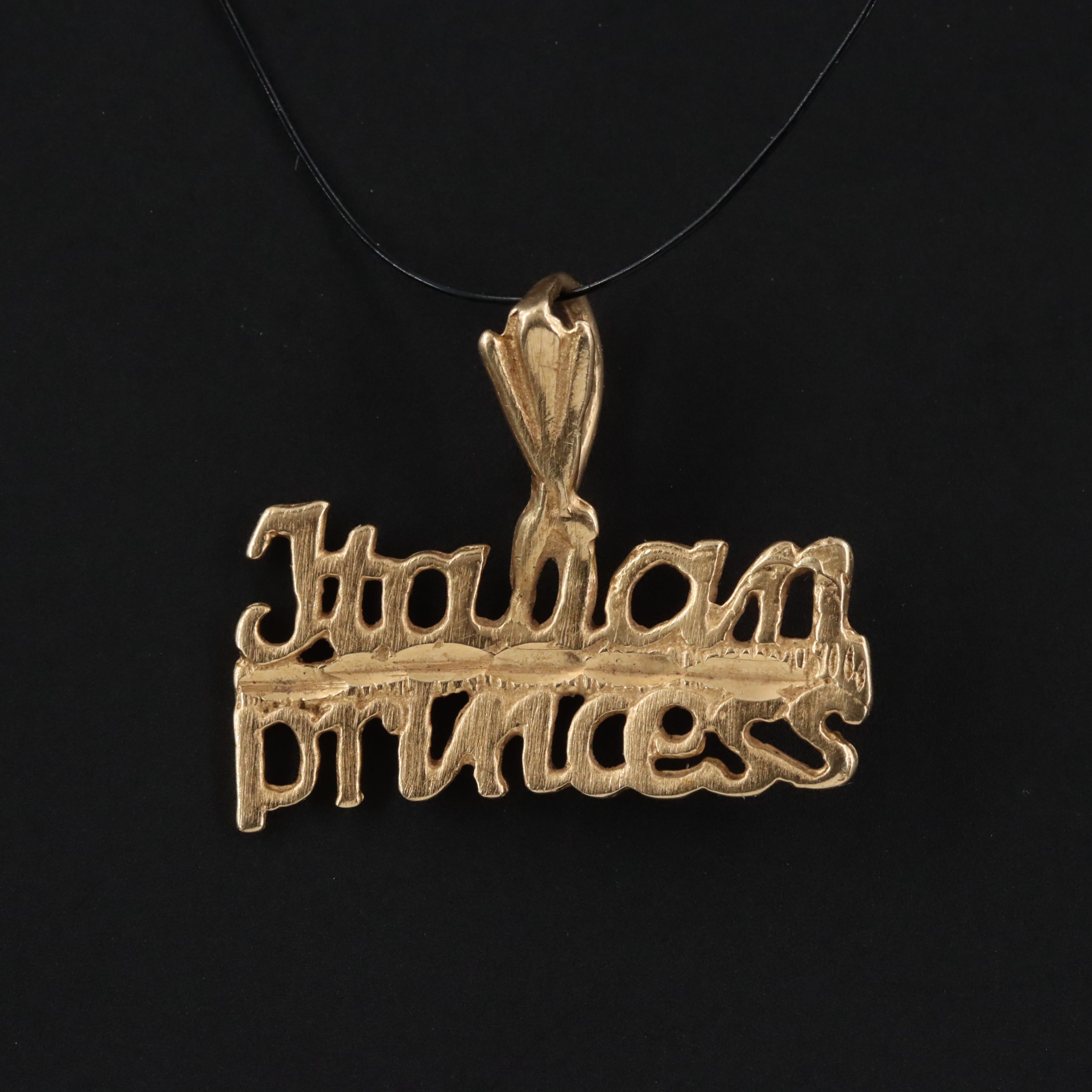 14K Italian Princess Pendant