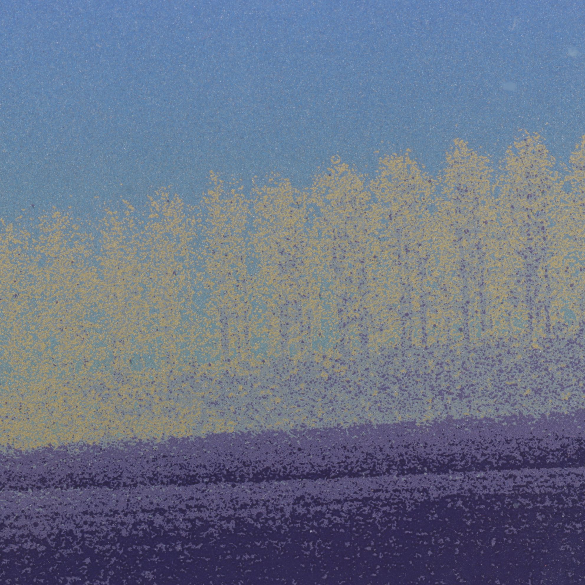 Shimura Hiroshi Silkscreen of Winter Landscape