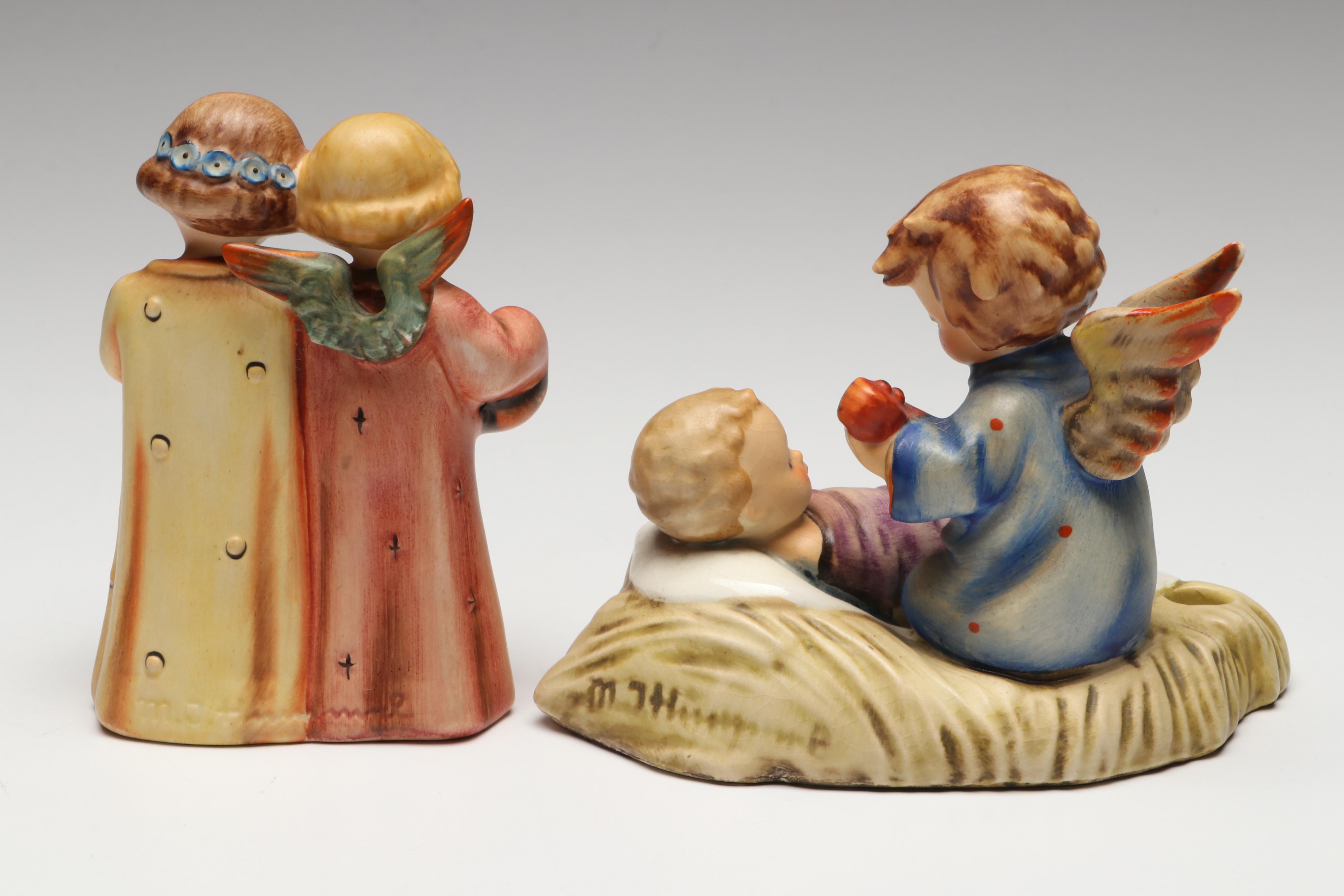 Goebel "Boy with Toothache," "Angelic Song" and "Heavenly Lullaby" Hummels