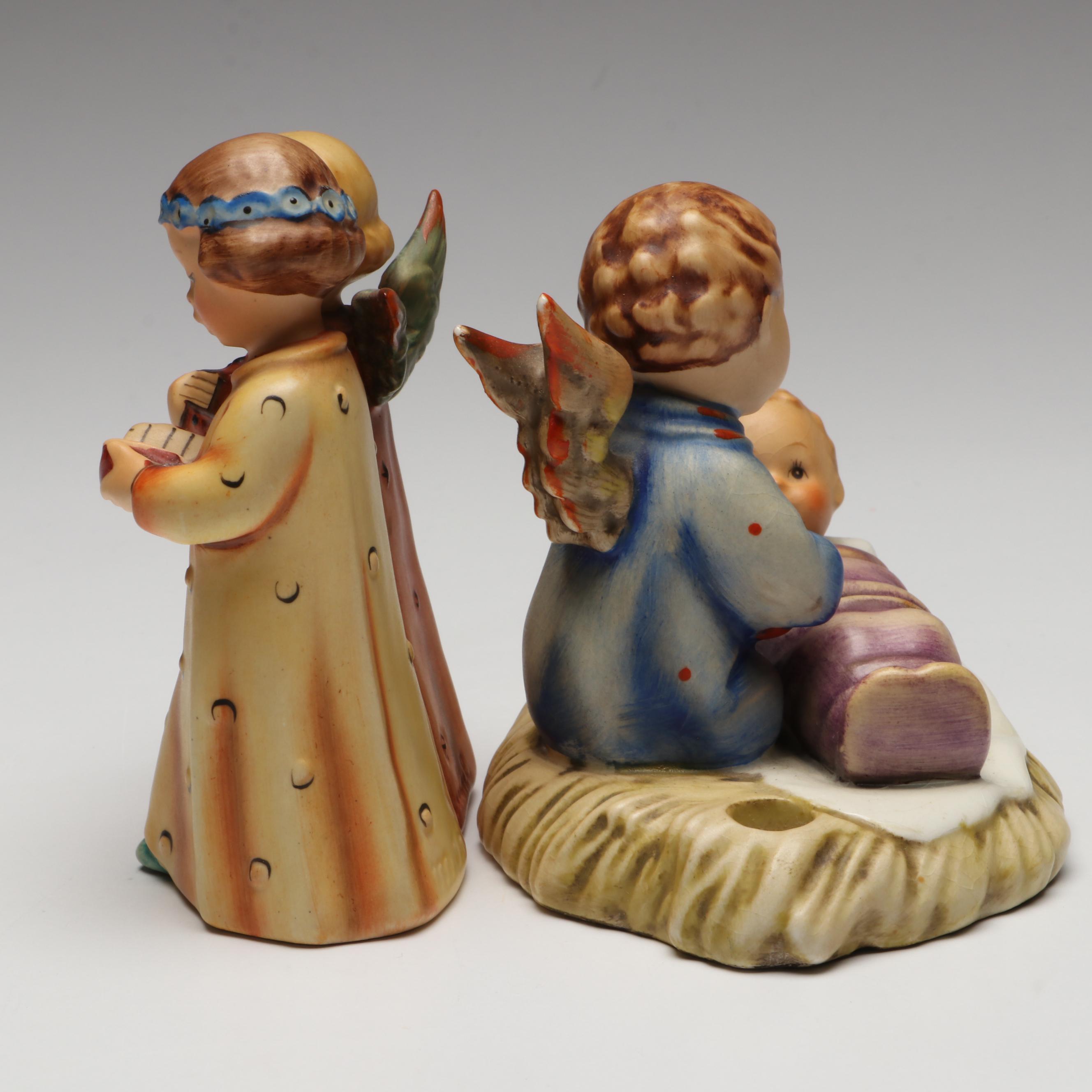 Goebel "Boy with Toothache," "Angelic Song" and "Heavenly Lullaby" Hummels