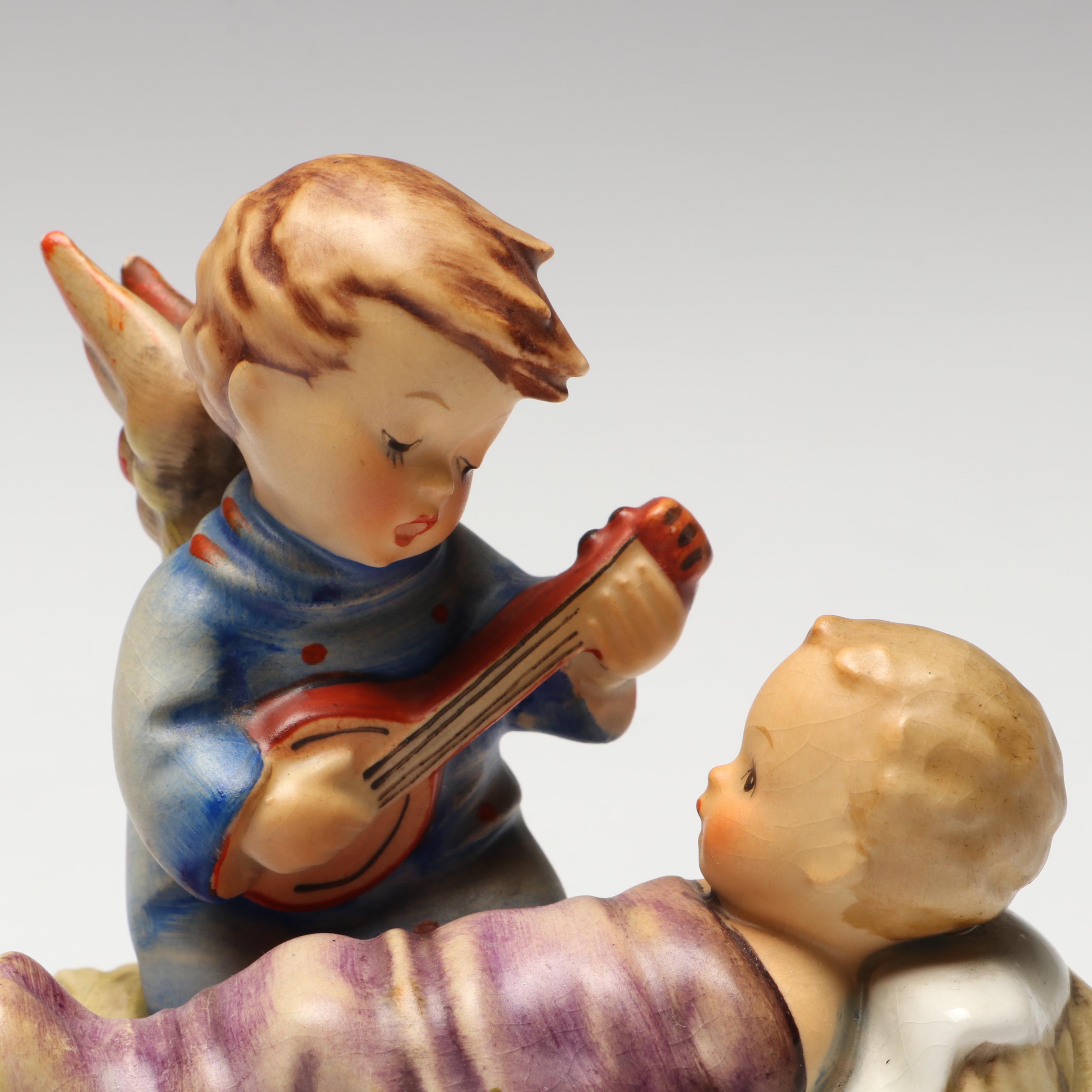 Goebel "Boy with Toothache," "Angelic Song" and "Heavenly Lullaby" Hummels