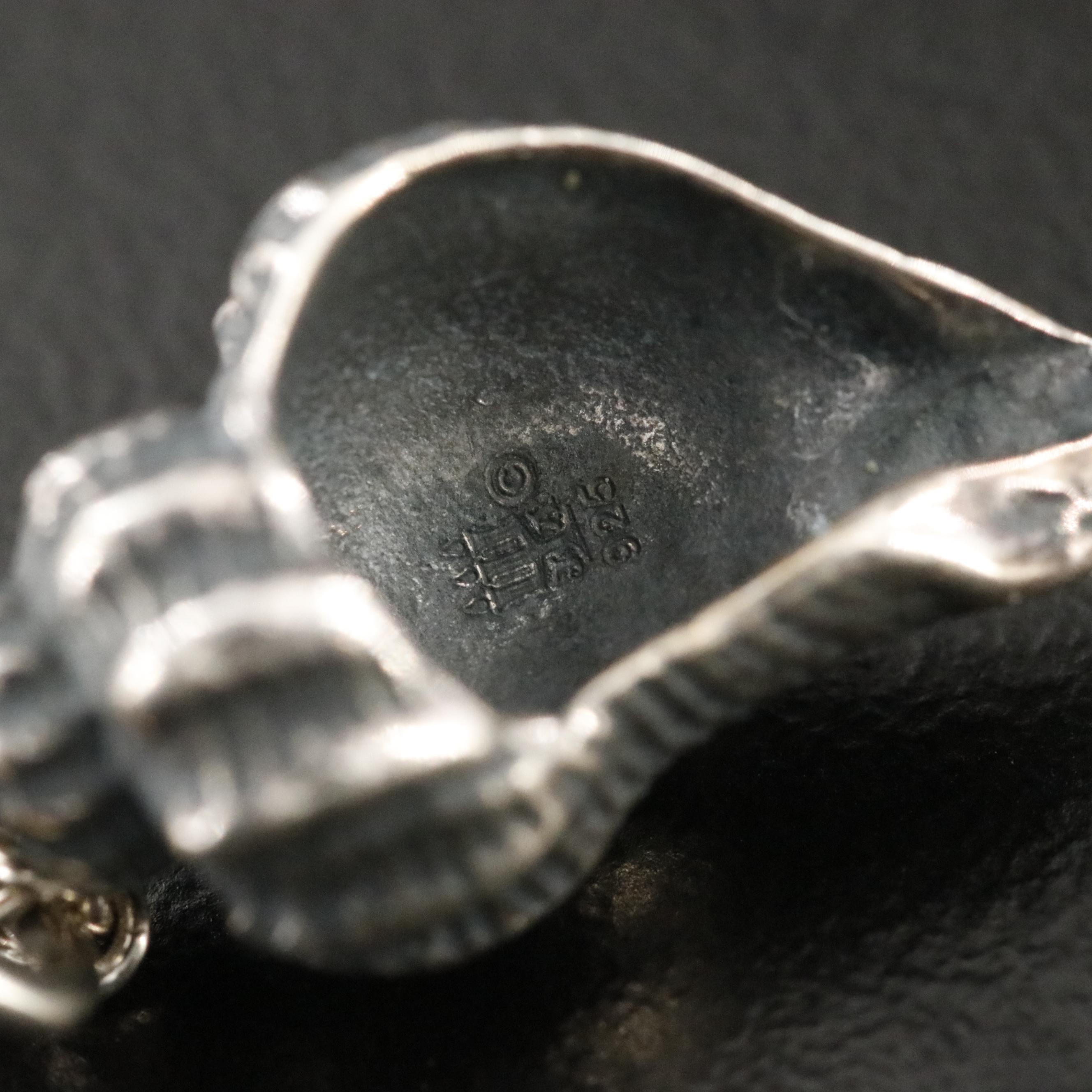 James Avery Sterling Shell Pendant Necklace