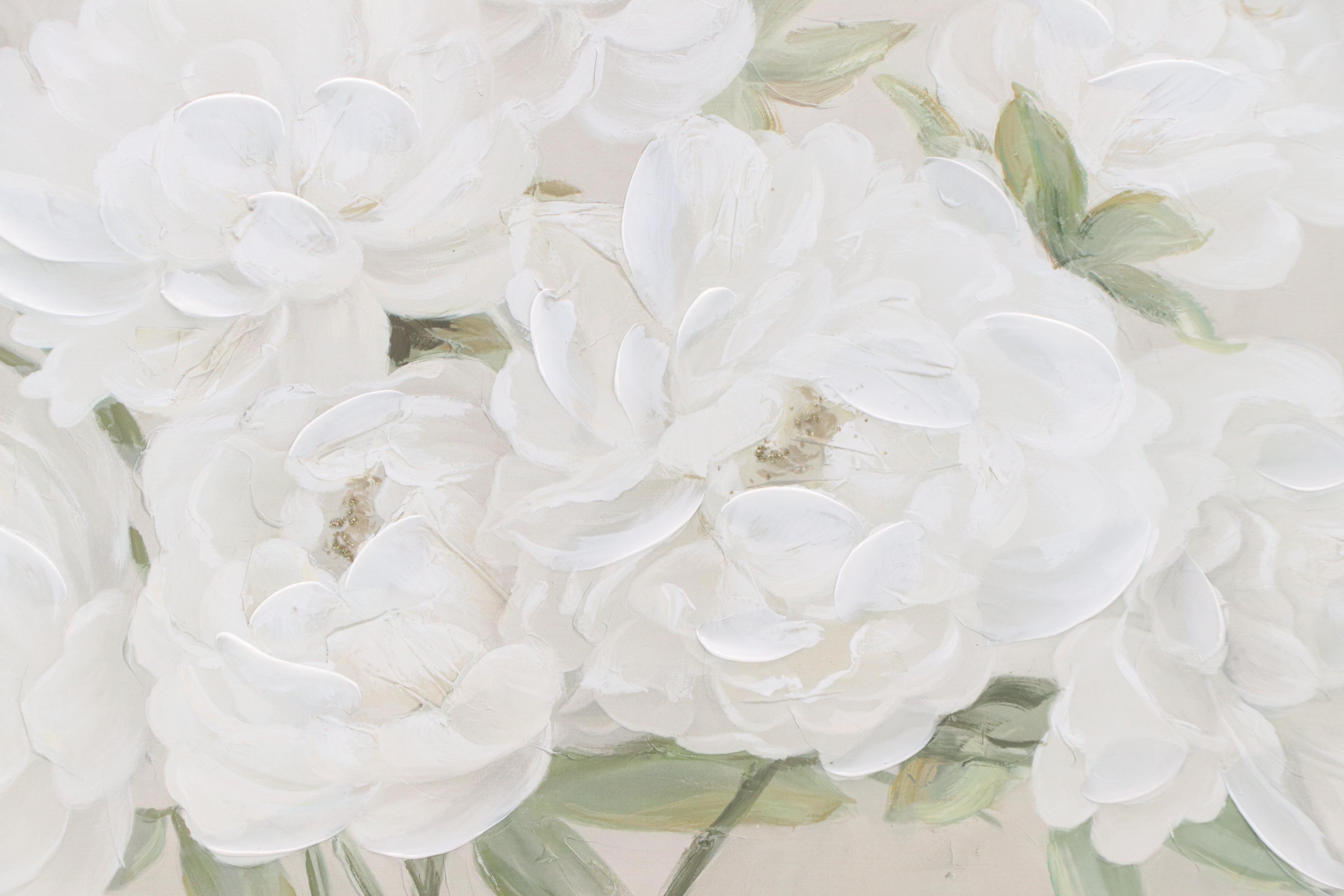 Zhejiang Wadou Creative Art Ltd. Embellished Floral Giclée, 21st Century