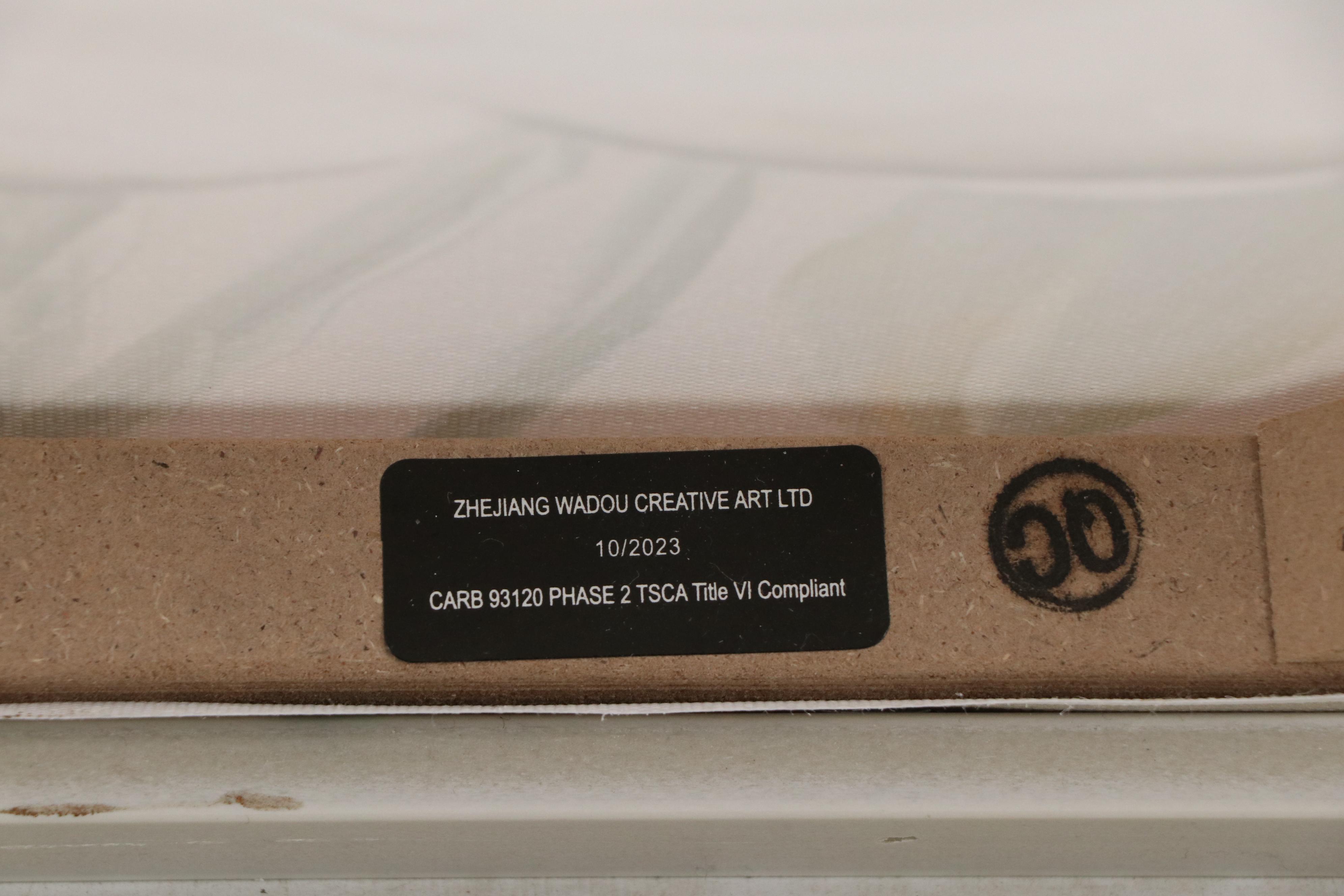 Zhejiang Wadou Creative Art Ltd. Embellished Floral Giclée, 21st Century