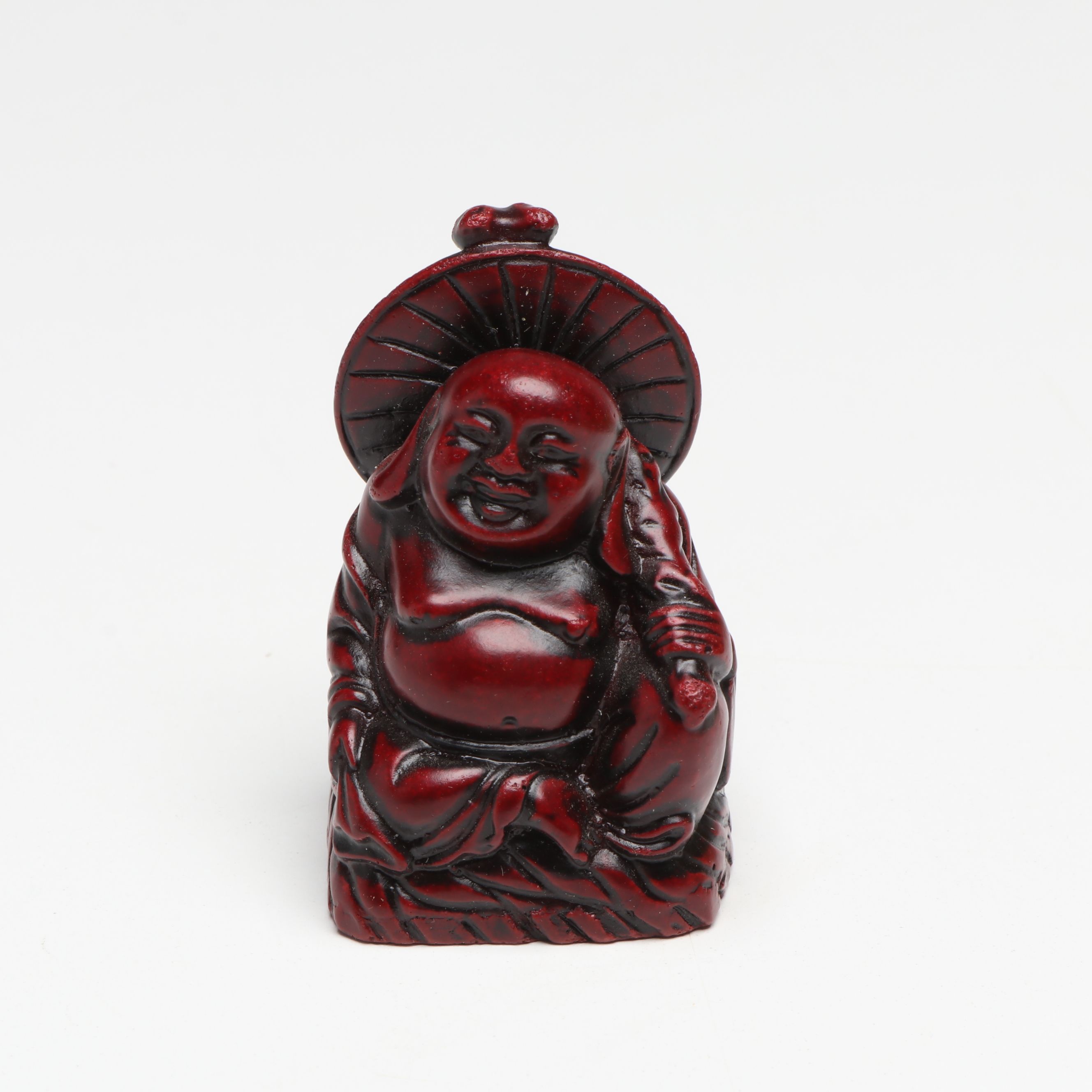 Mini Buddha and Hindu Goddess Lakshmi Carved Resin Figurines