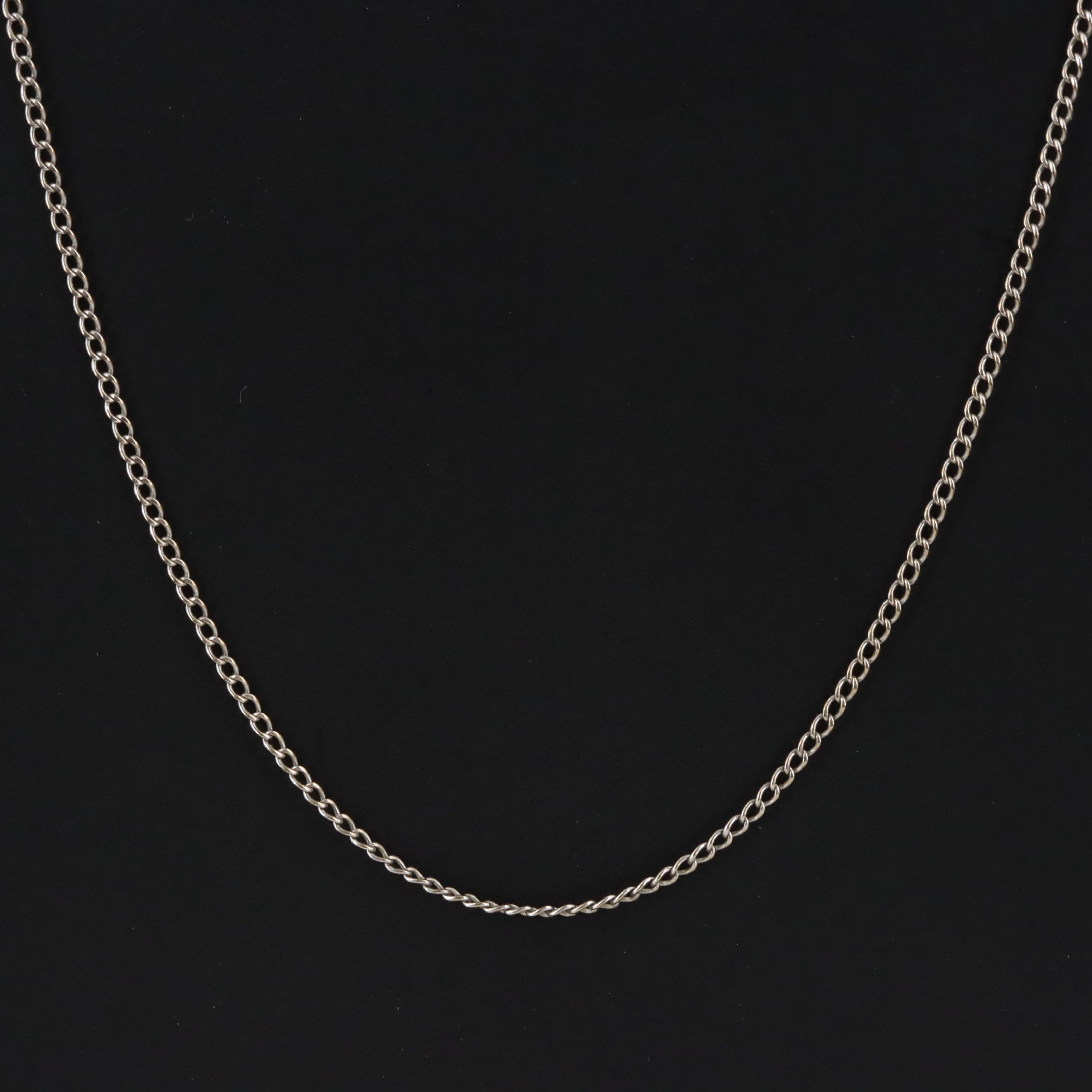 Vintage Shiman Mfg. Co. 14K Curb Chain Necklace