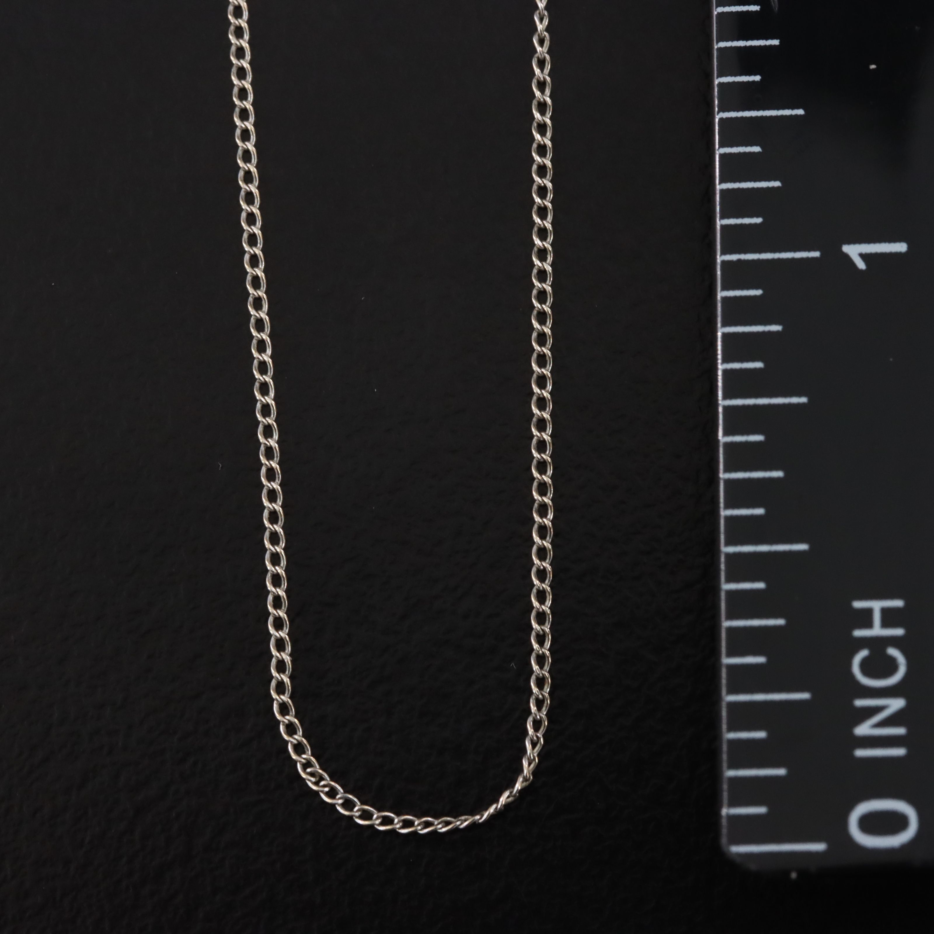 Vintage Shiman Mfg. Co. 14K Curb Chain Necklace