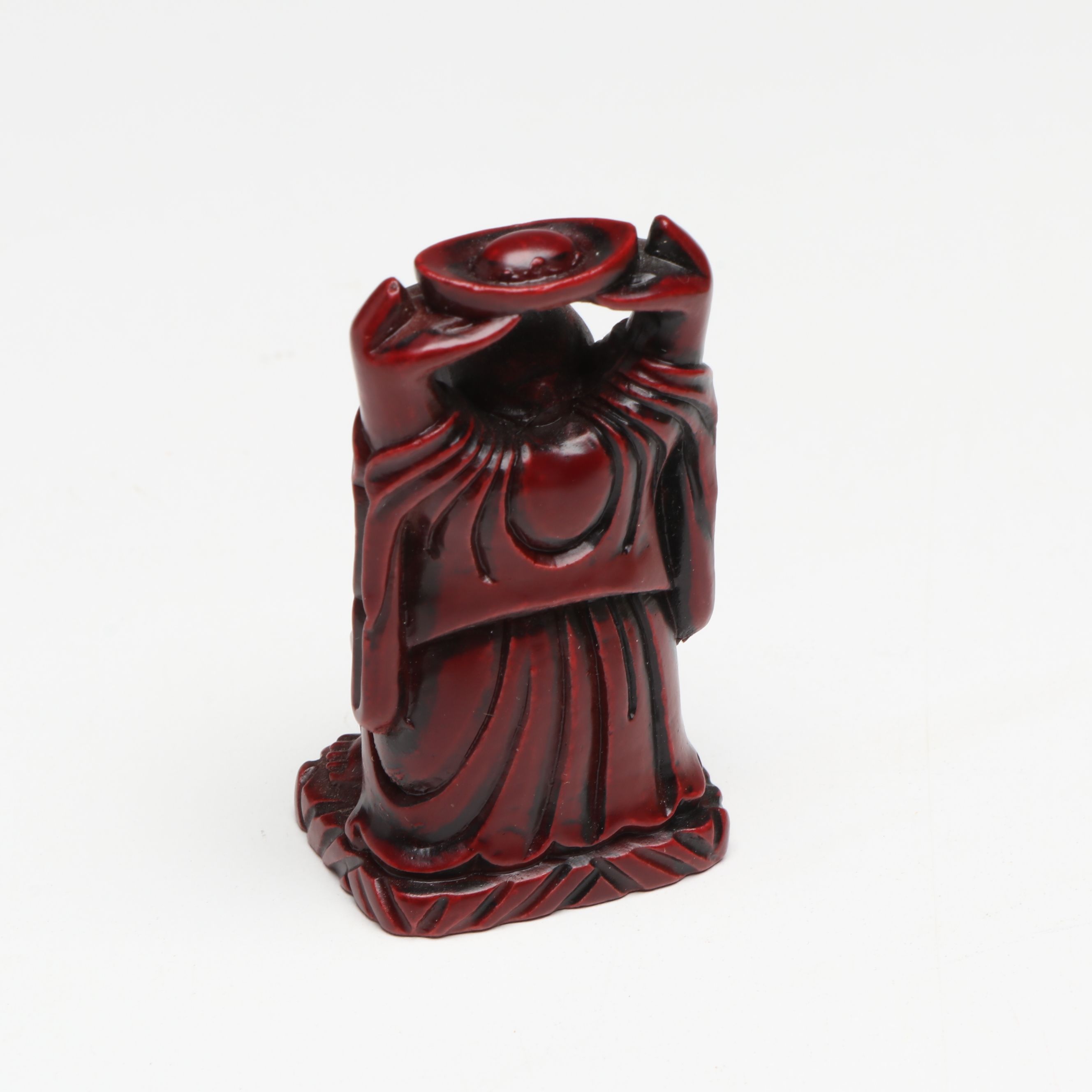 Mini Buddha and Hindu Goddess Lakshmi Carved Resin Figurines