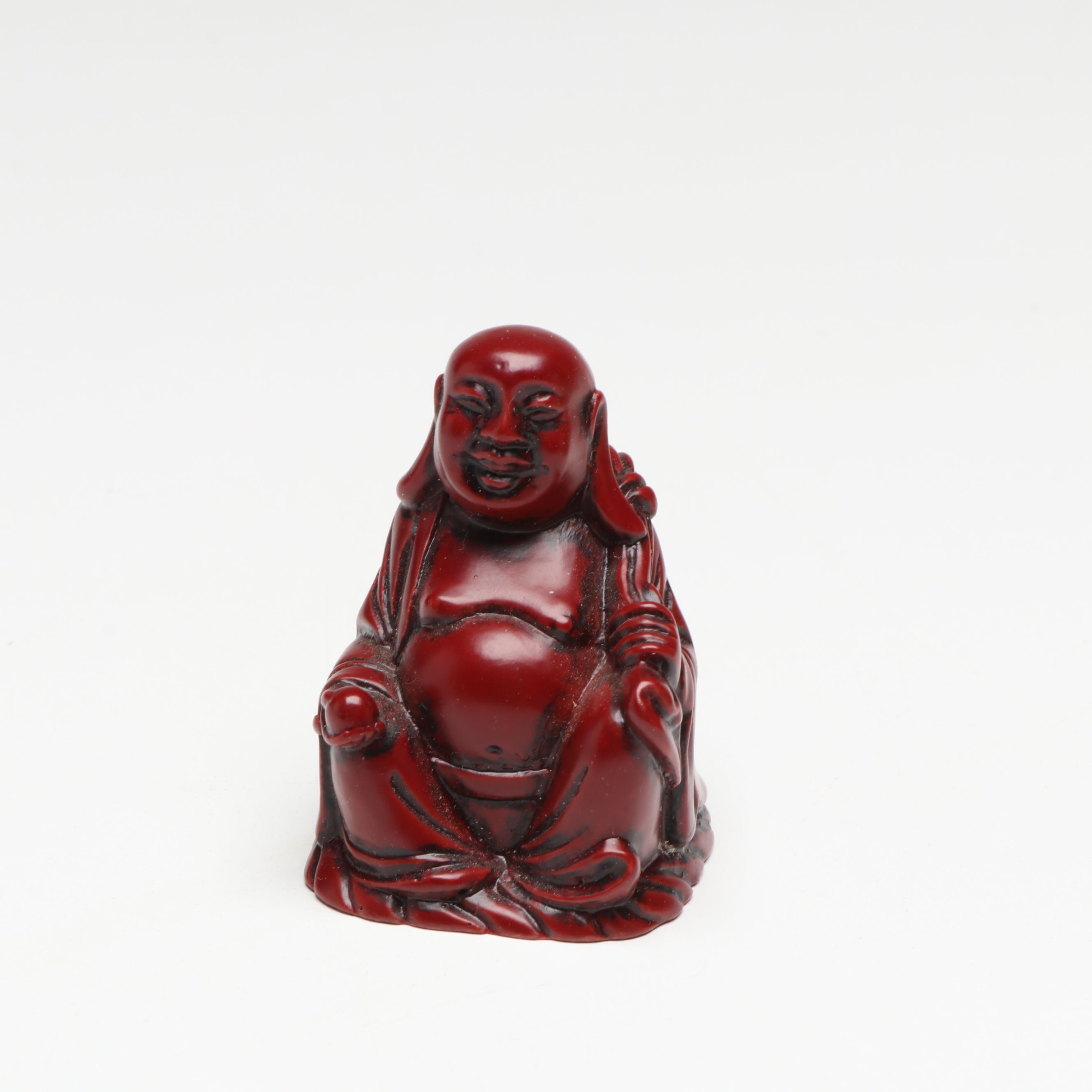 Mini Buddha and Hindu Goddess Lakshmi Carved Resin Figurines