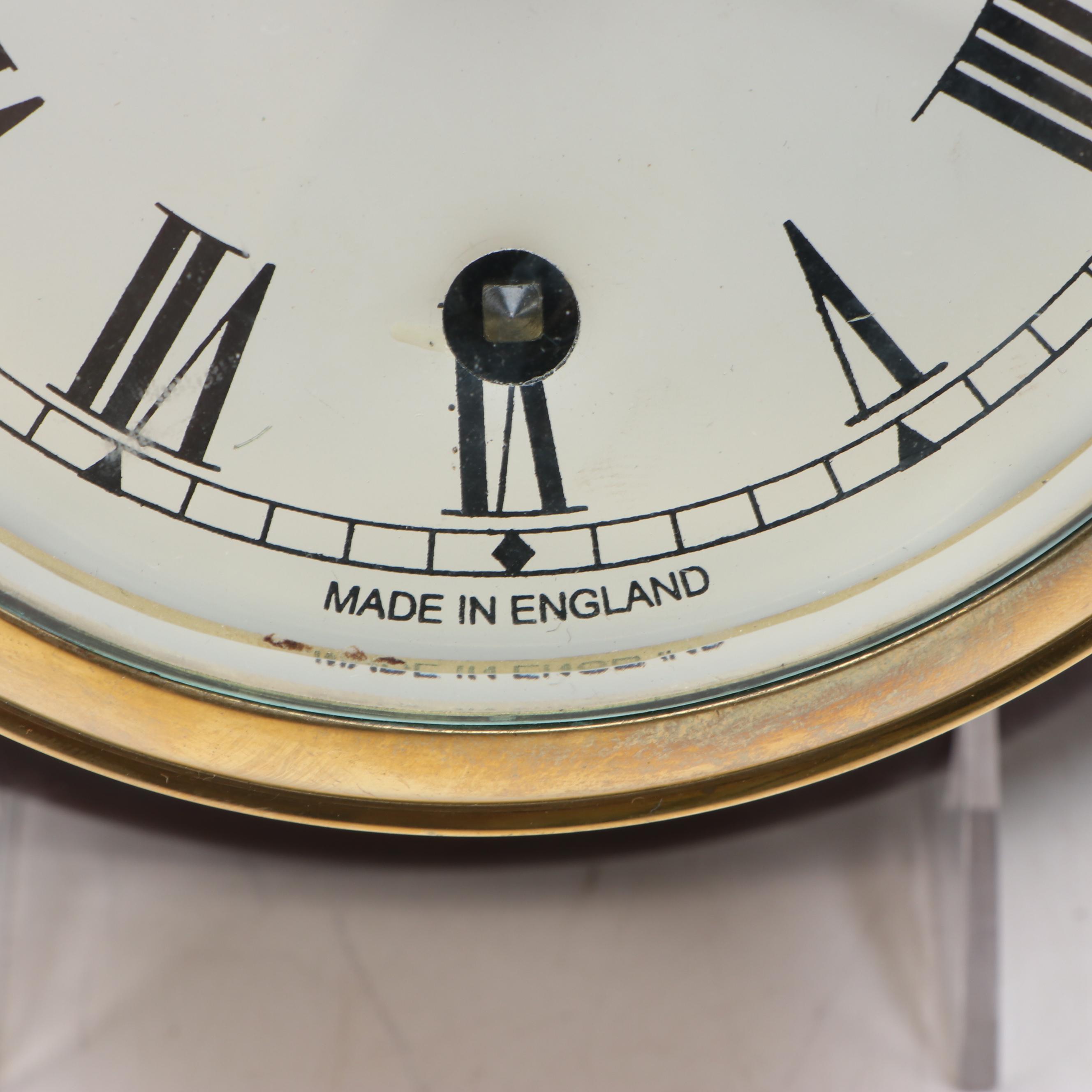 Royal Navy Brass Wall Clock