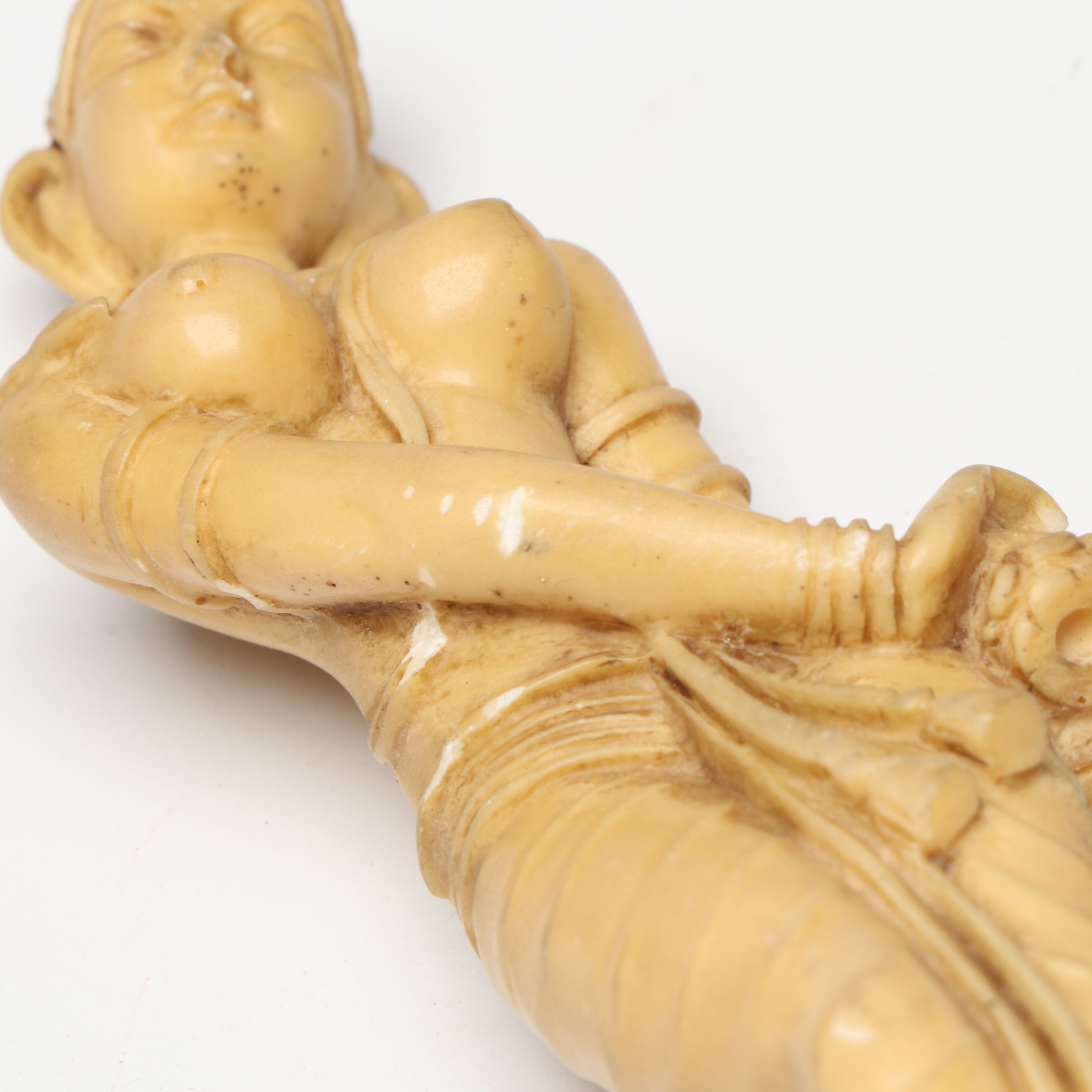 Mini Buddha and Hindu Goddess Lakshmi Carved Resin Figurines