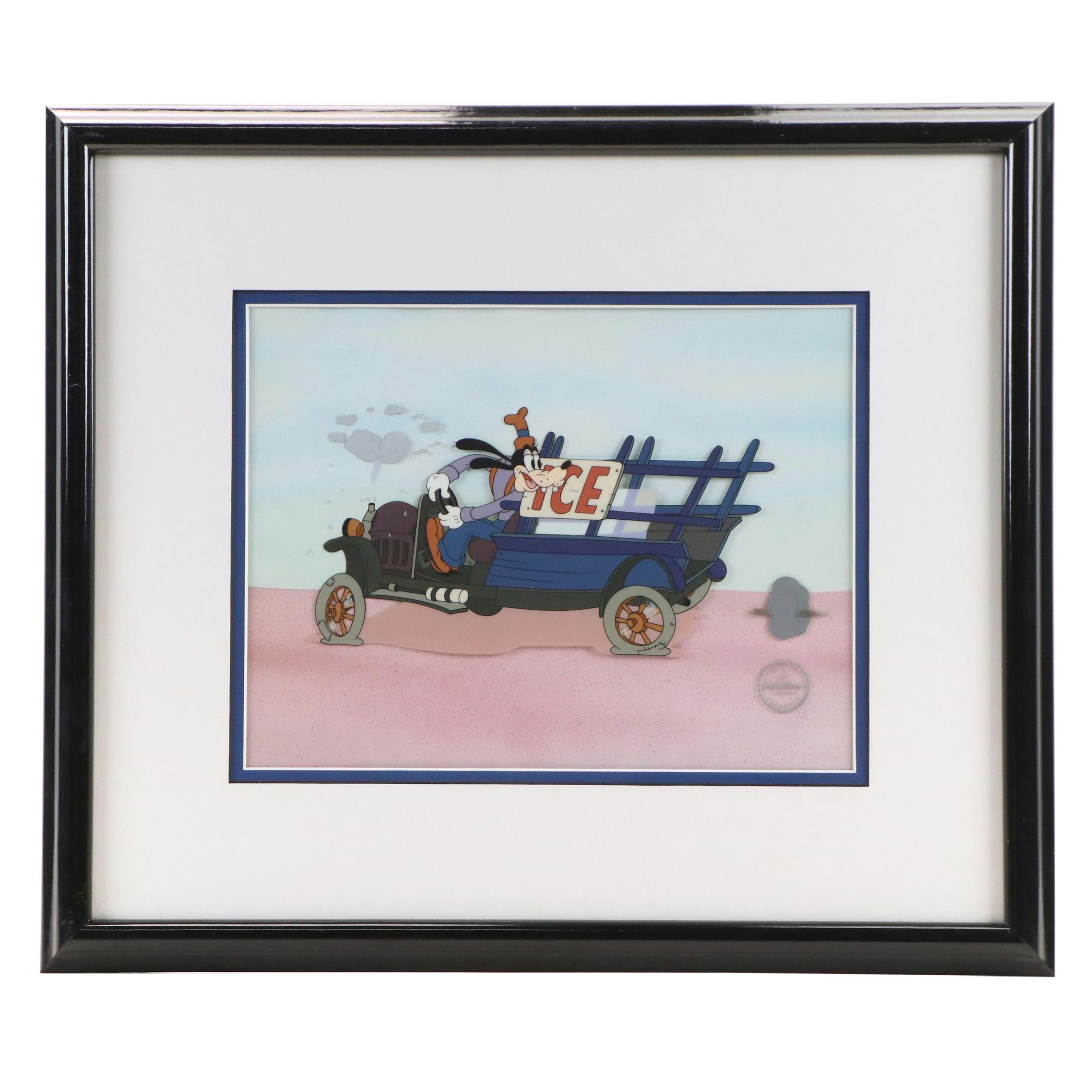 The Walt Disney Company Sericel "Goofy Delivery," 1997