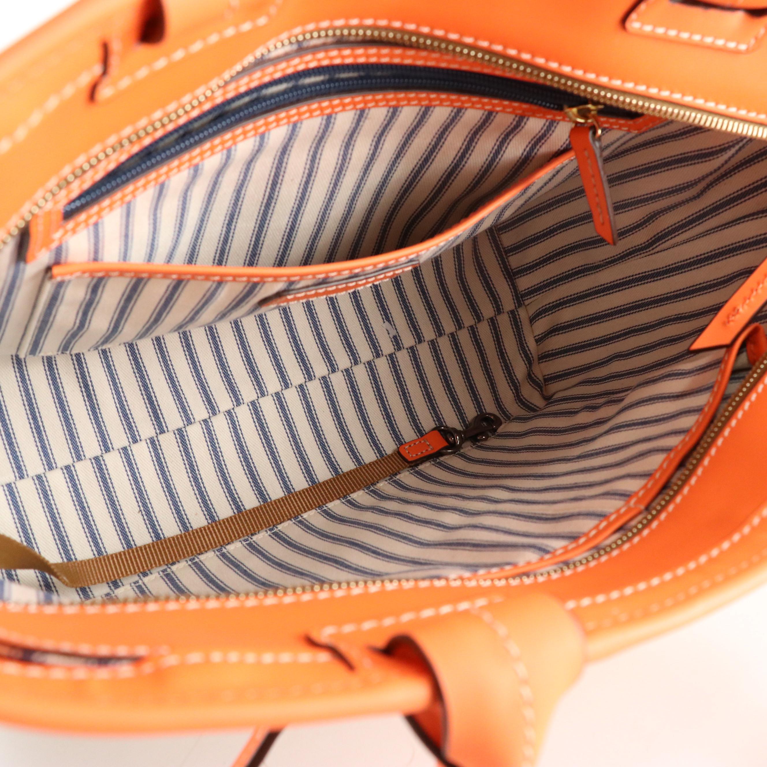 Dooney & Bourke Taupe Leather Crossbody & Coated Straw Tote Bag, Other Straw Bag