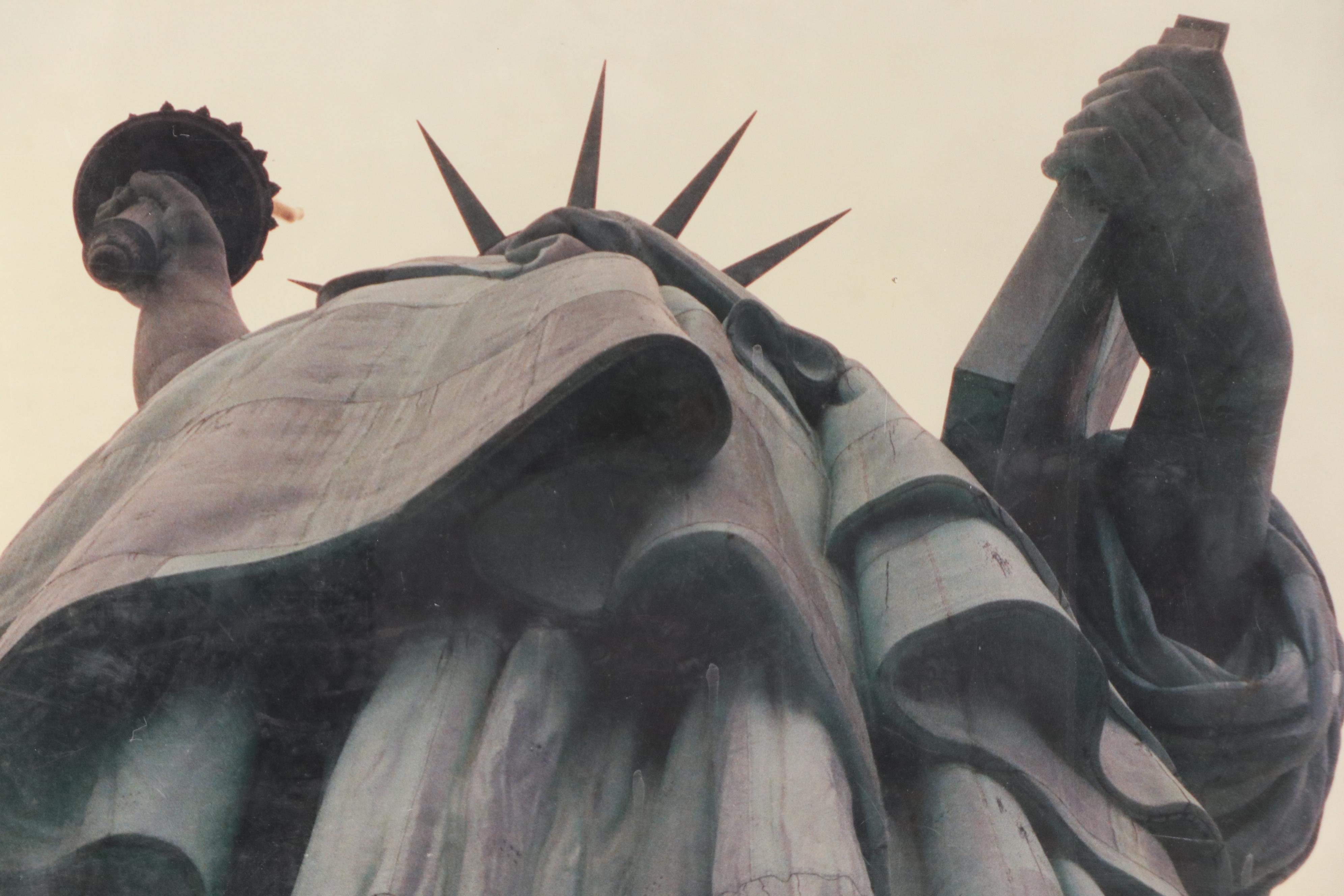 Chromogenic Photograph of the Statue of Liberty from Ground Perspective