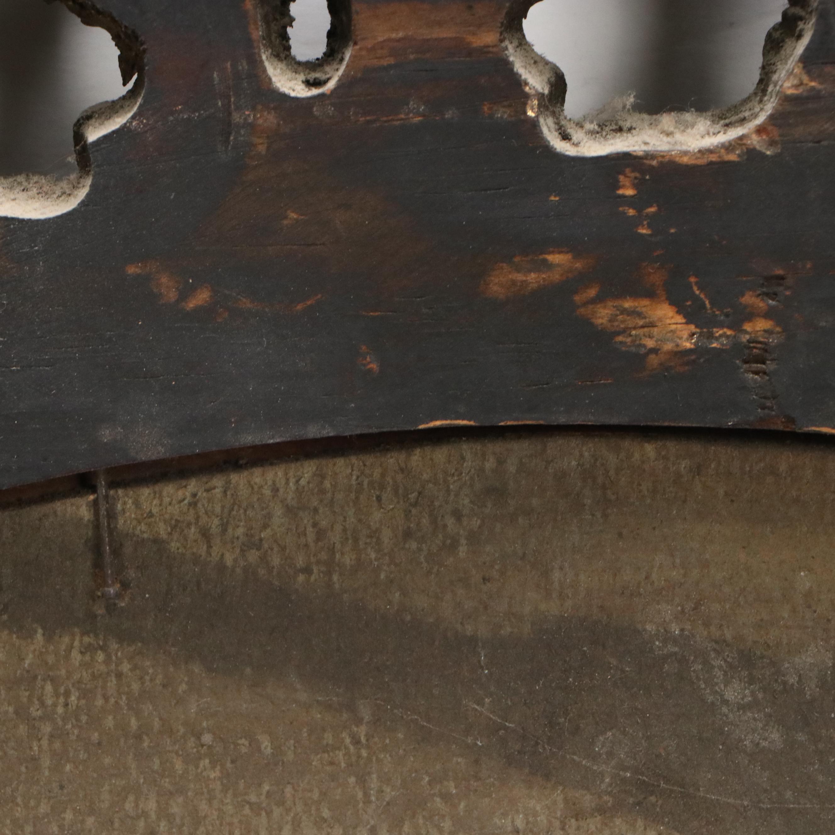 Oil Painting of Lake Scene with Distant Mountain, 19th to Early 20th Century