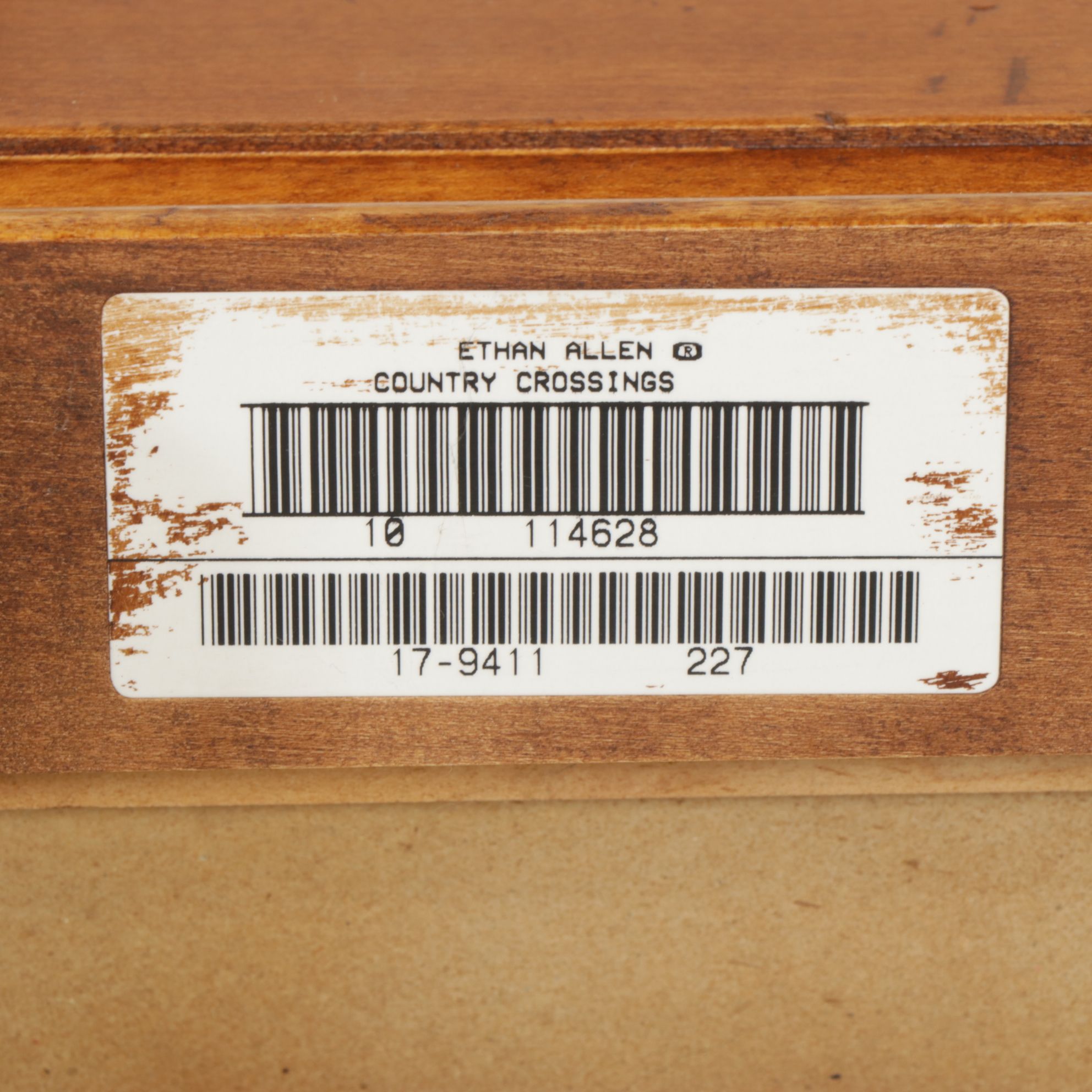 Ethan Allen Federal Style Maple Bedside Chest, Late 20th Century