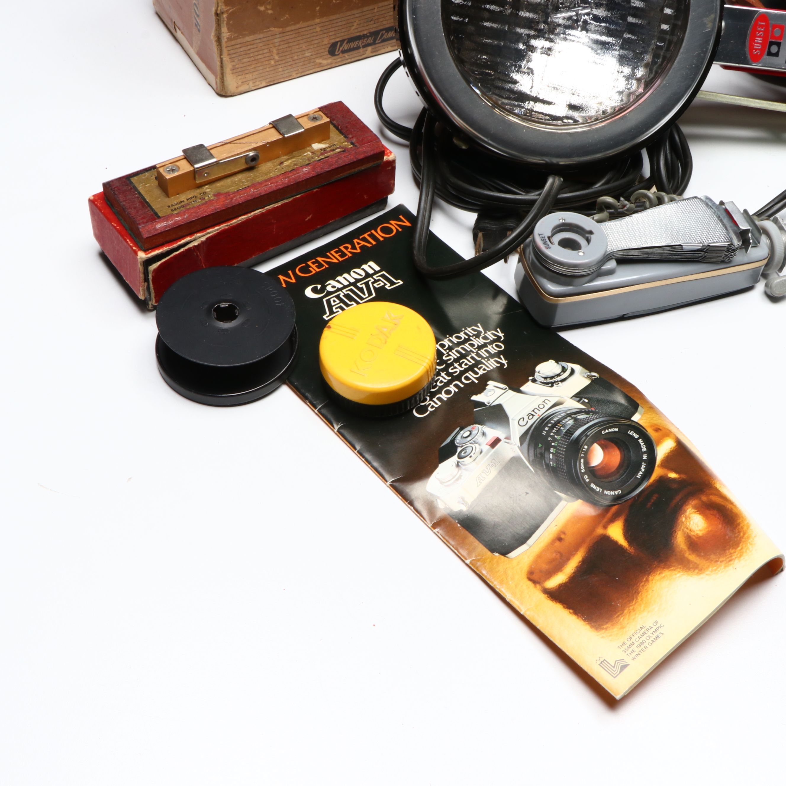 Voigtländer Vitessa with Flash, Lenses, and More Film Photography Accessories