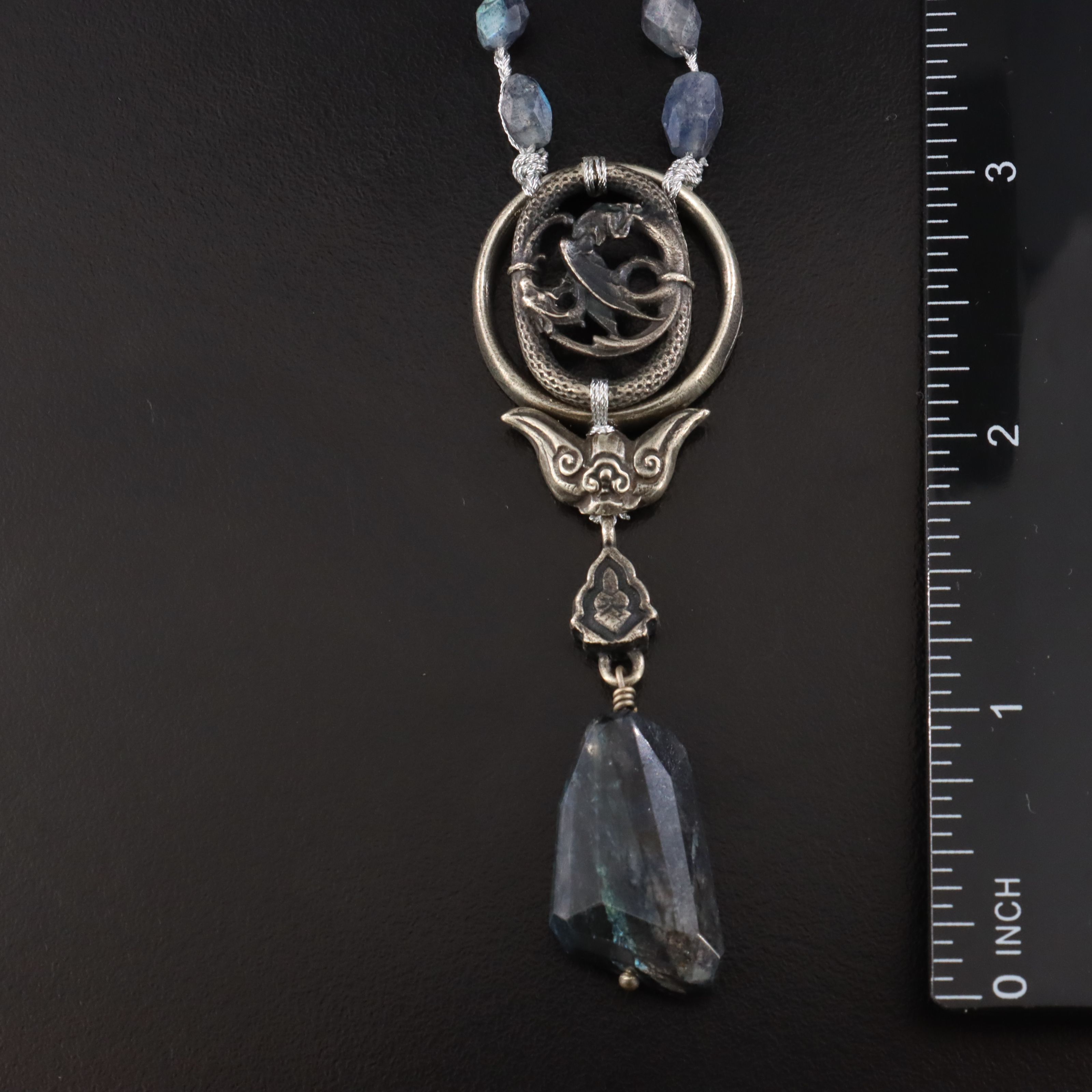 Labradorite, Amethyst and Clamper Cuff Featured in Jewelry Collection