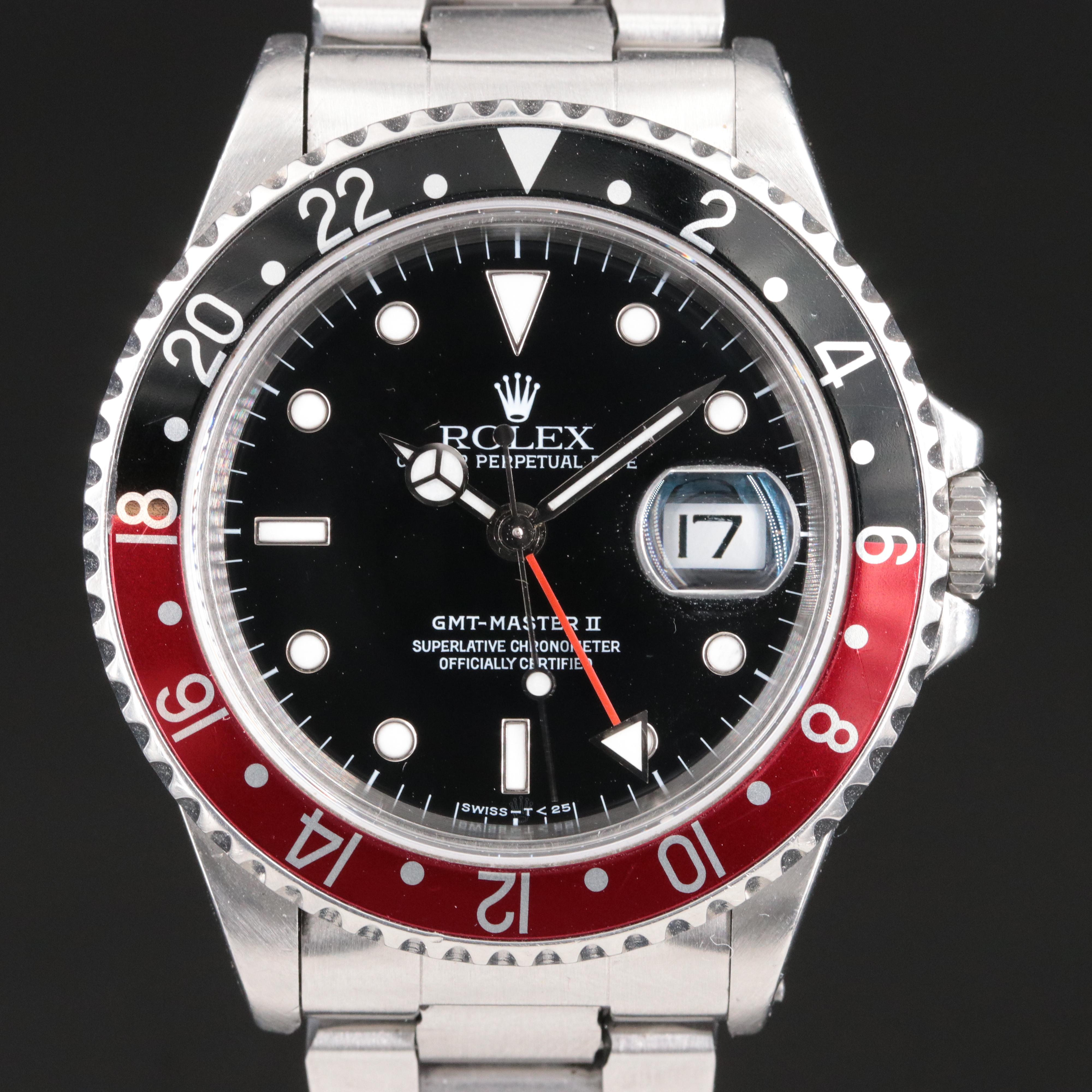 1997-1998 Rolex GMT - Master II Custom "Coke" Watch