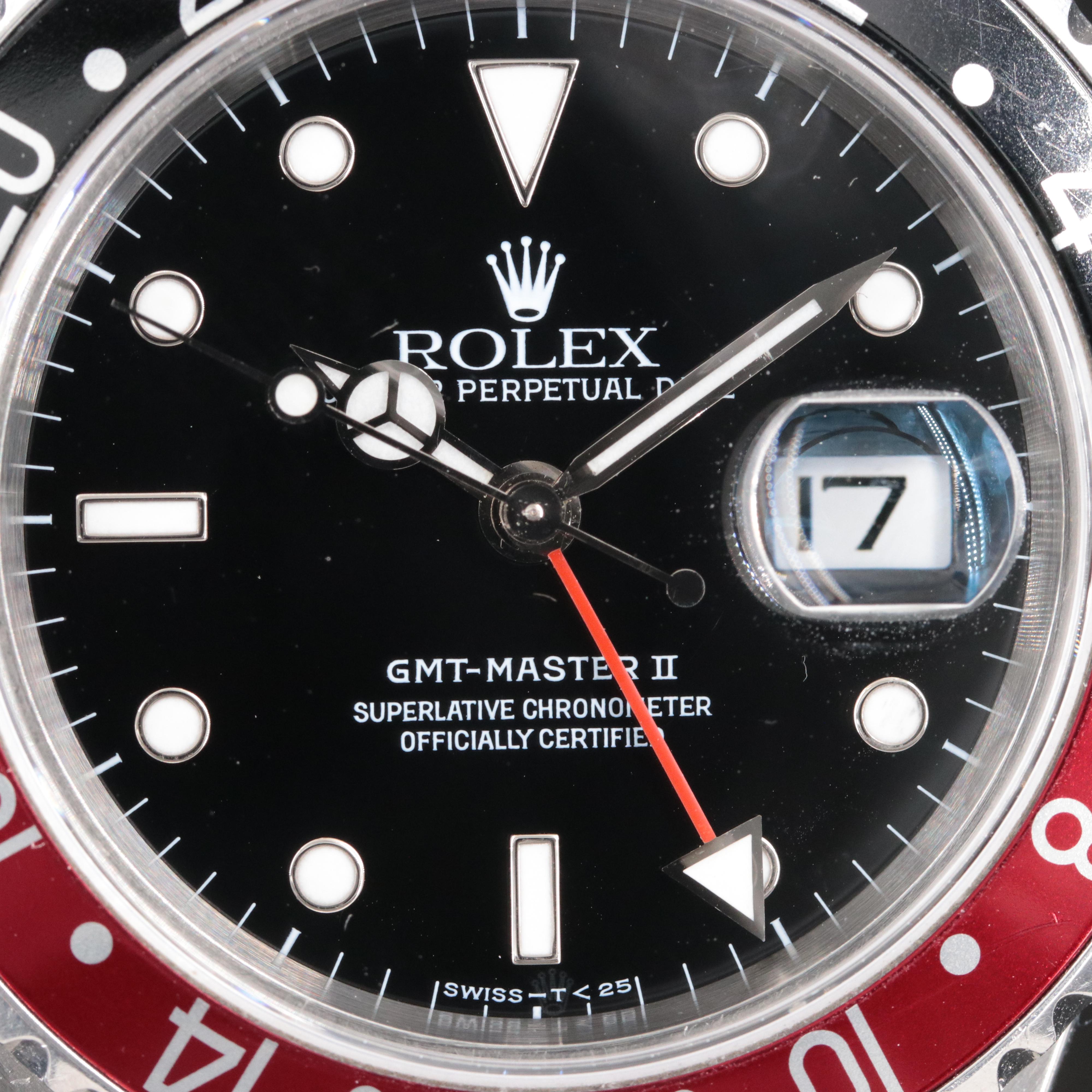 1997-1998 Rolex GMT - Master II Custom "Coke" Watch