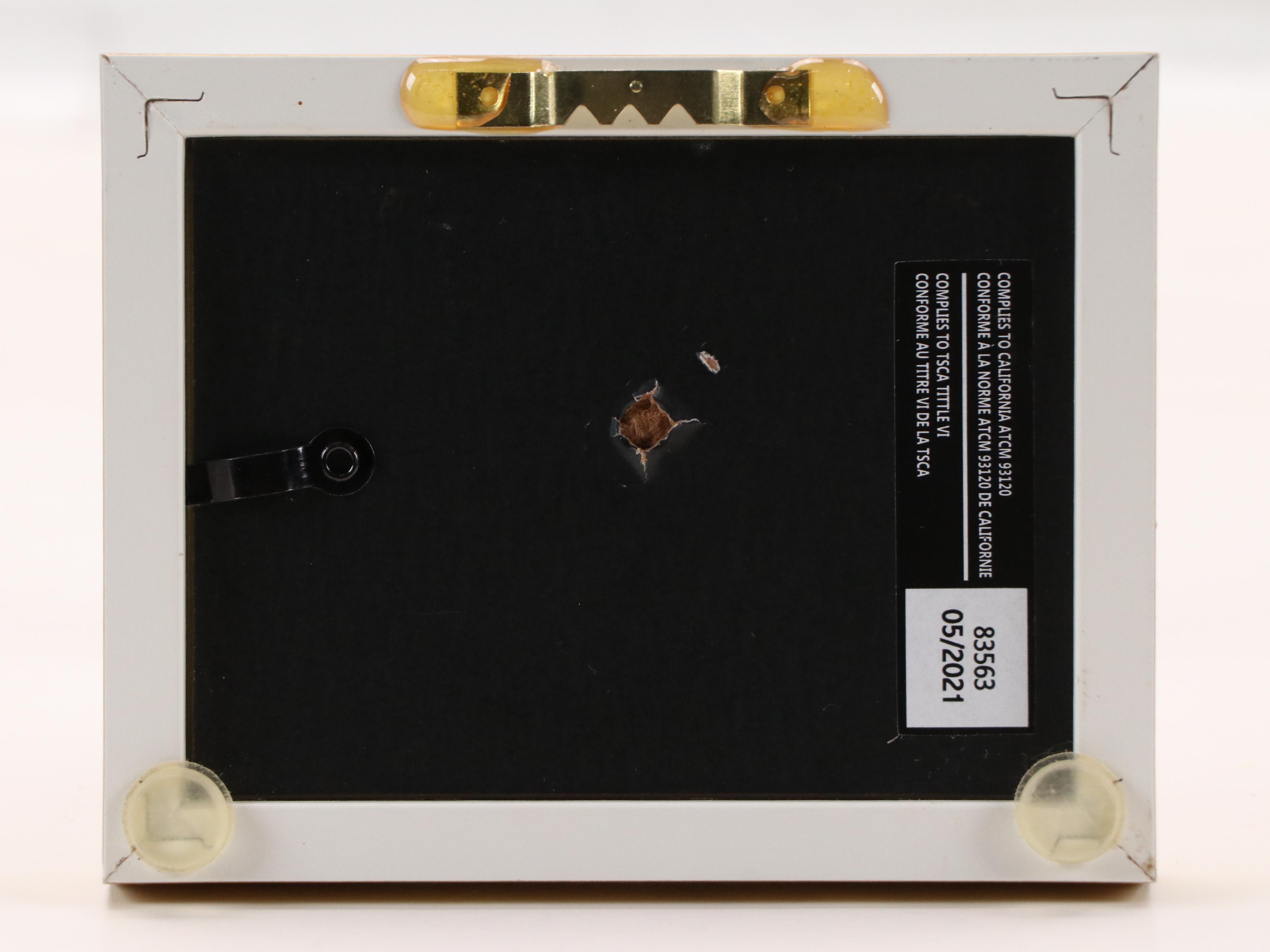 Miniature Stylized Oil Painting of Three Rabbits, 21st Century