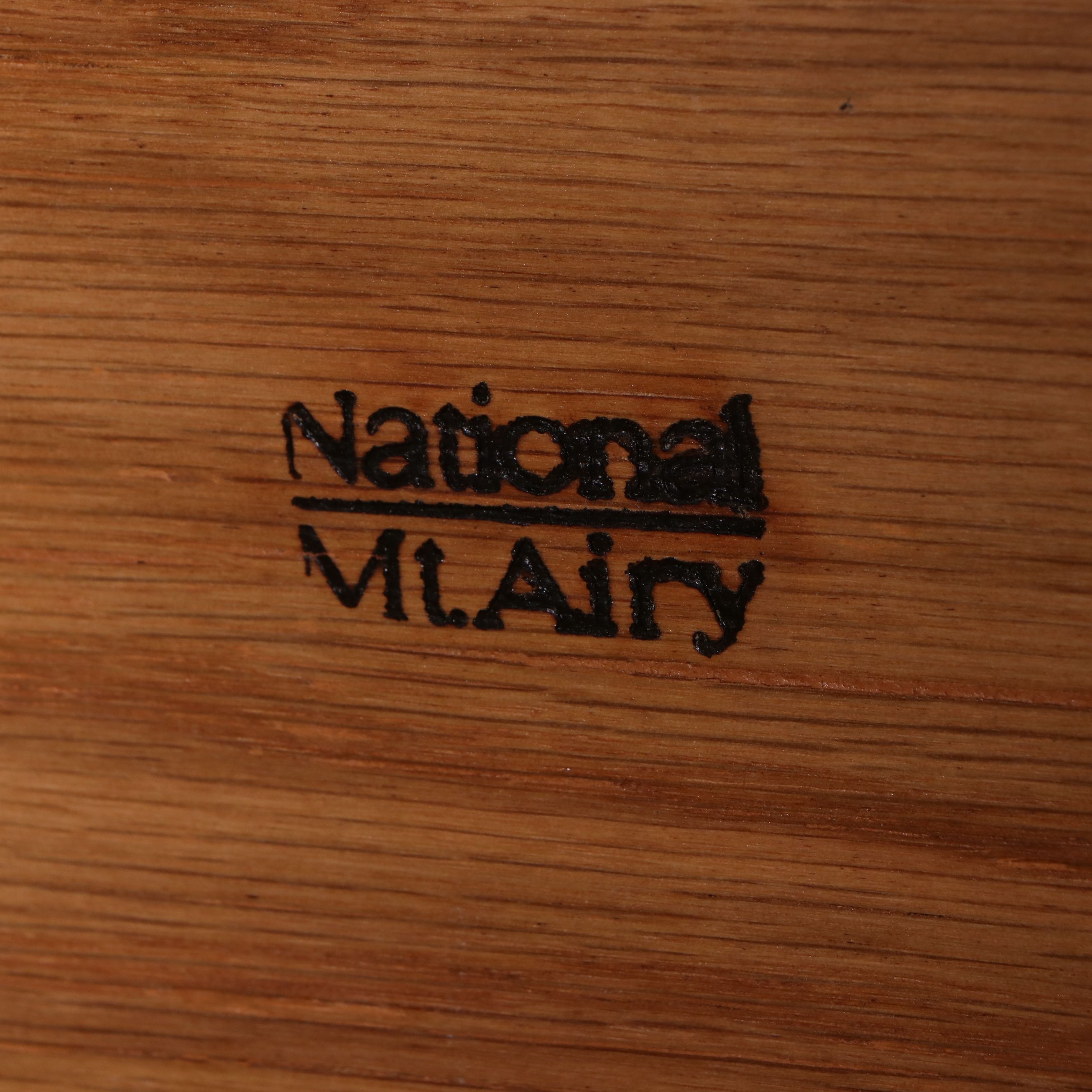 Pair of National Mt. Airy Traditional Style Mahogany Three-Drawer Chests