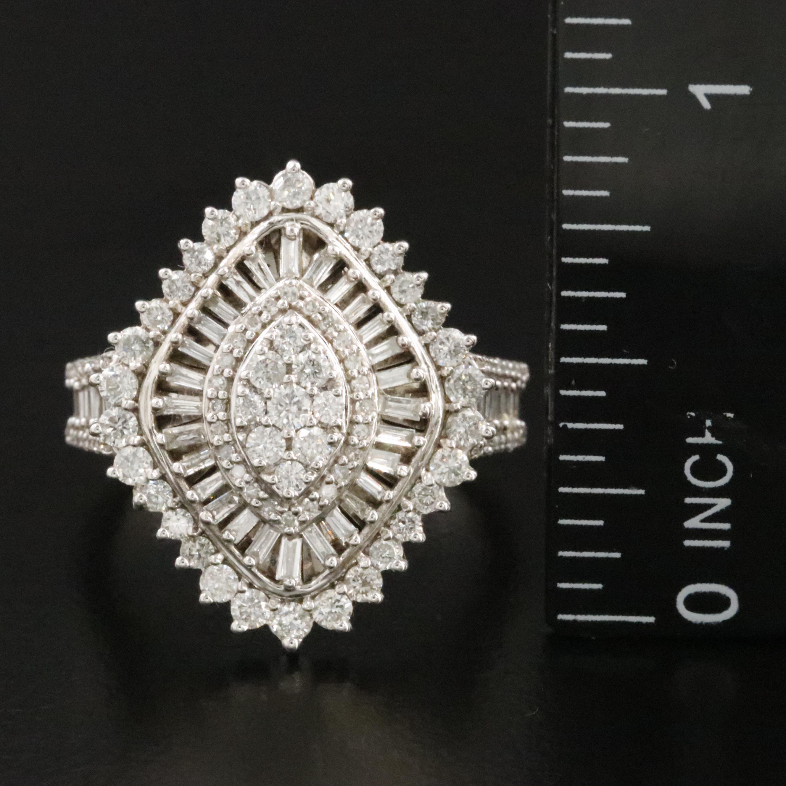 10K 1.08 CTW Diamond Ring