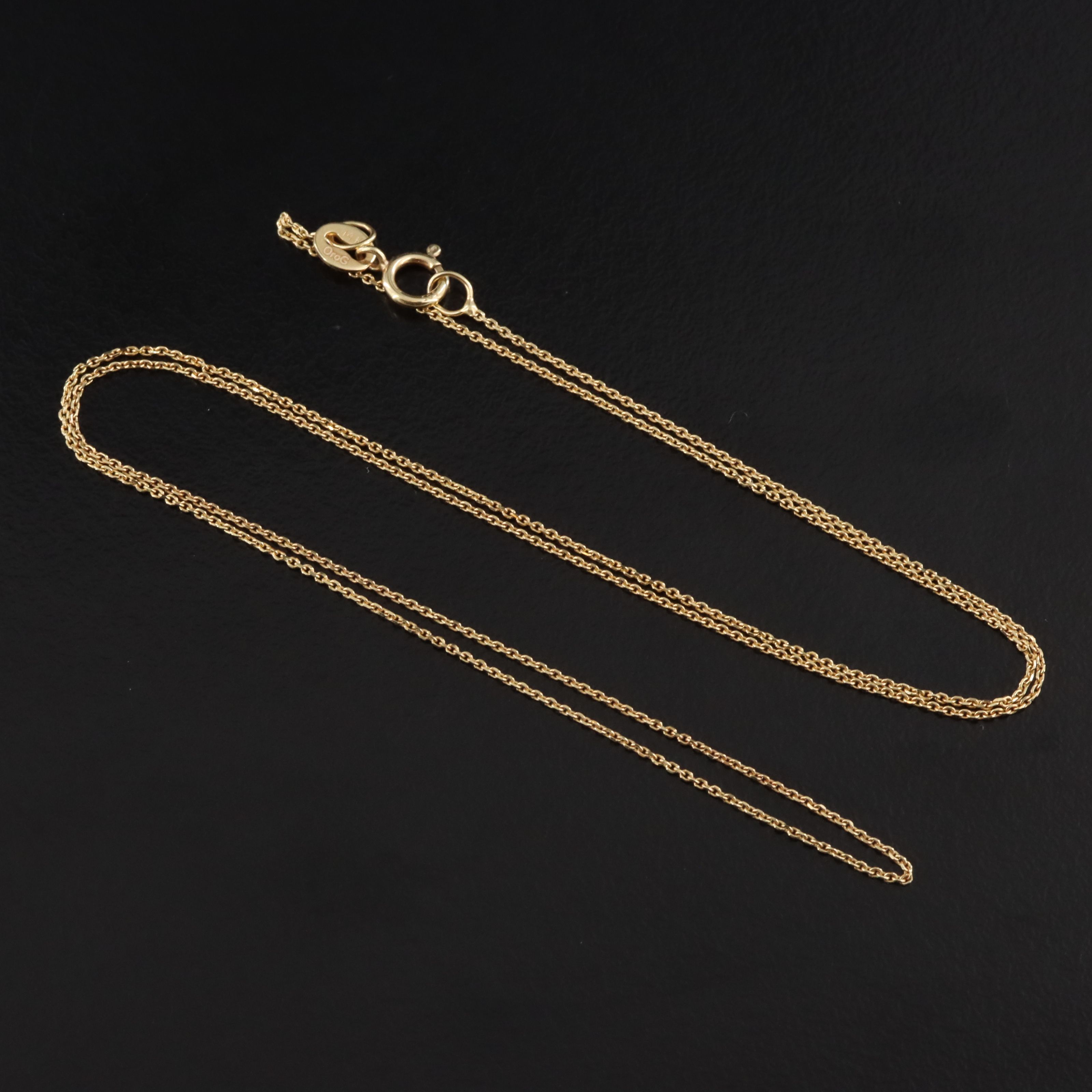 14K Cable Chain Necklace