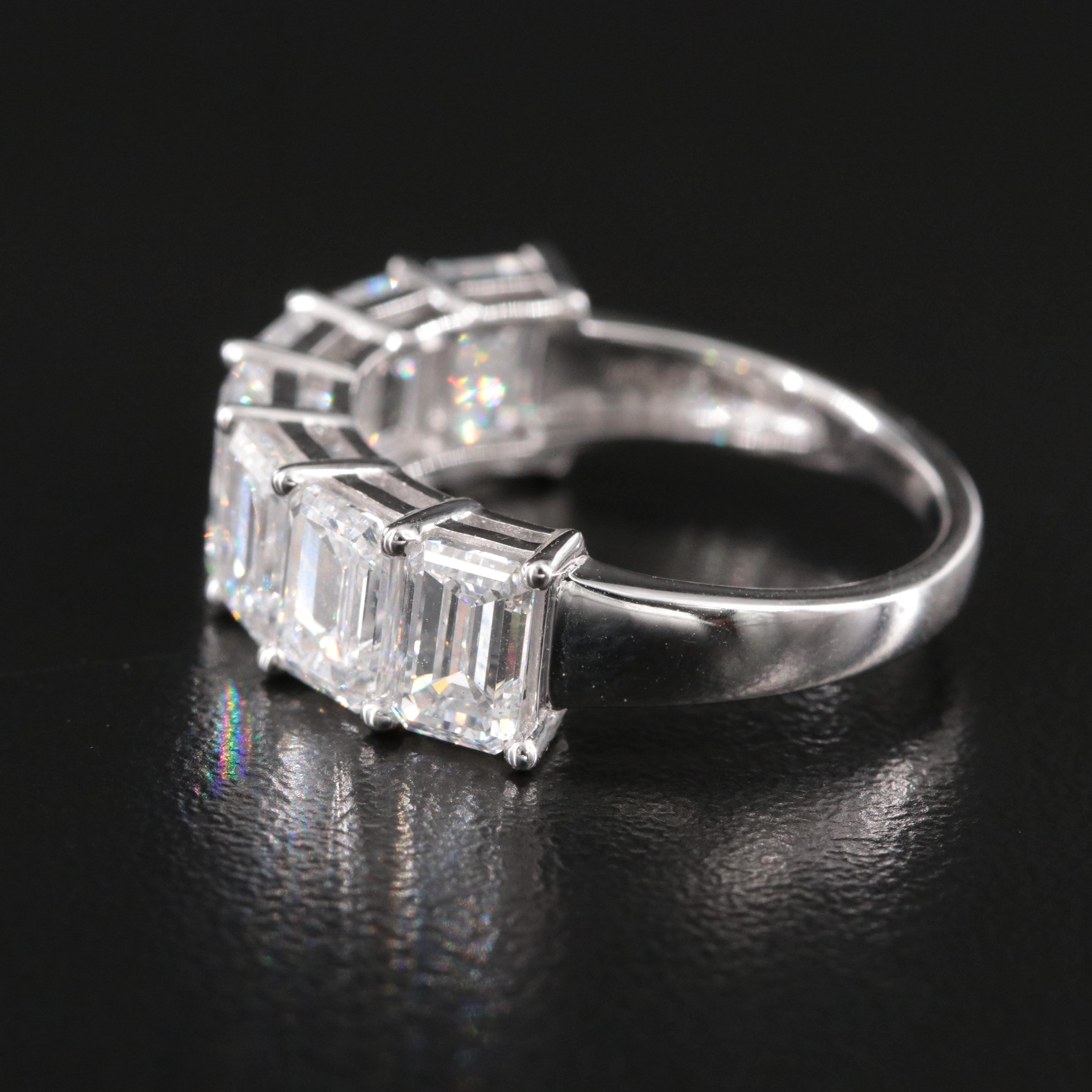 14K 3.50 CTW Lab Grown Diamond Ring