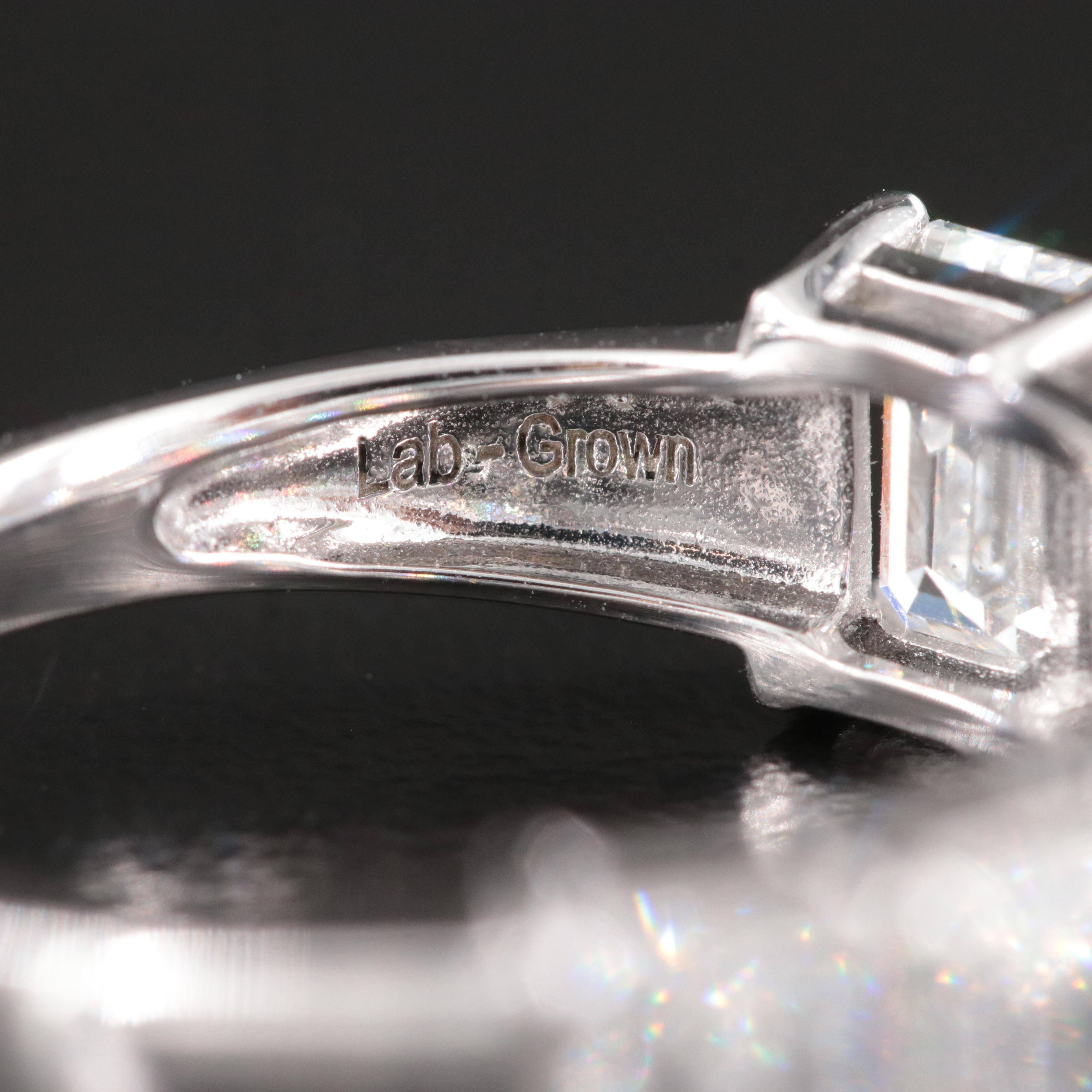 14K 3.50 CTW Lab Grown Diamond Ring