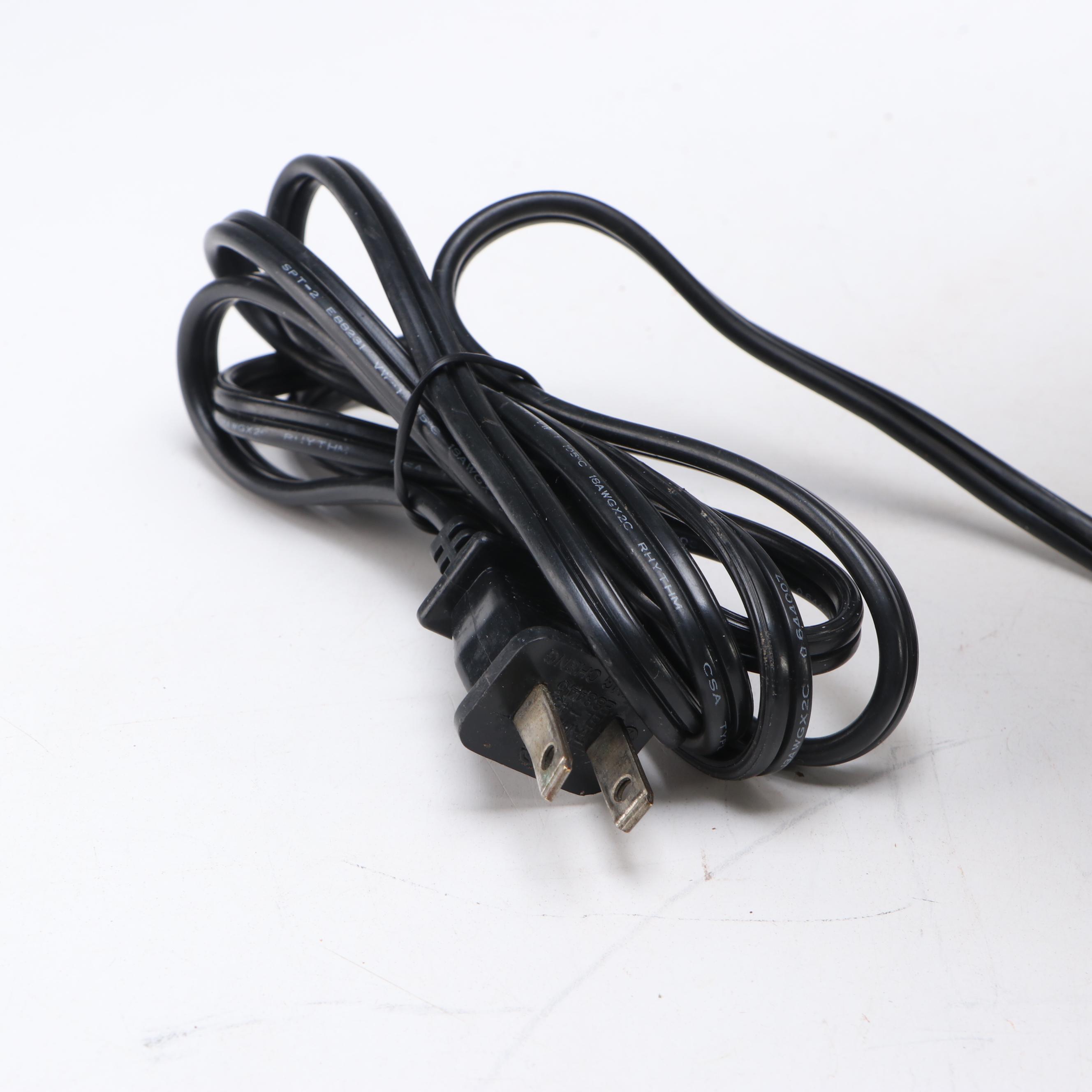 Moe-Bridges Spelter Table Lamp with Reverse-Painted Glass Shade