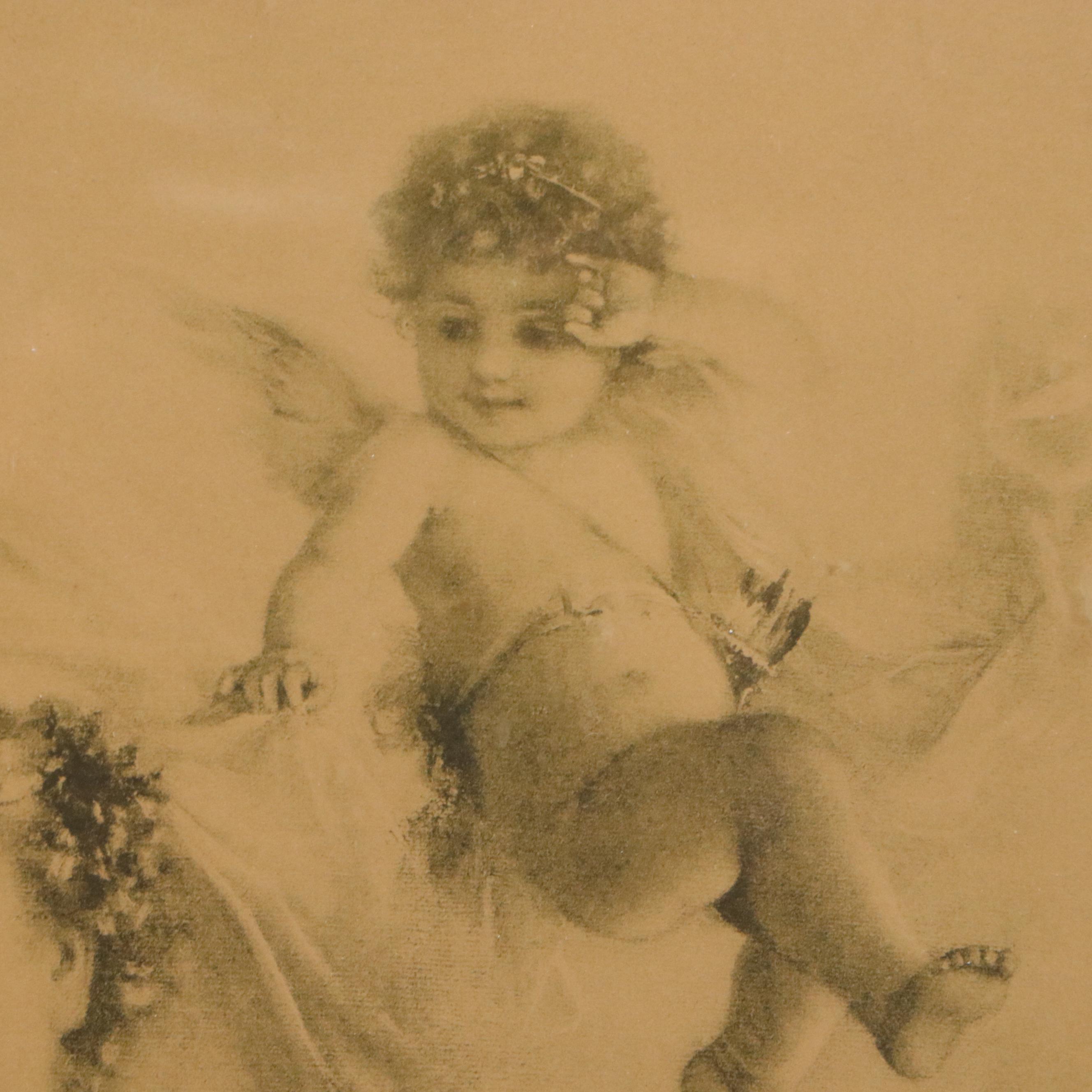 Photogravure After Hans Zatzka "Spring Fantasy," 20th Century