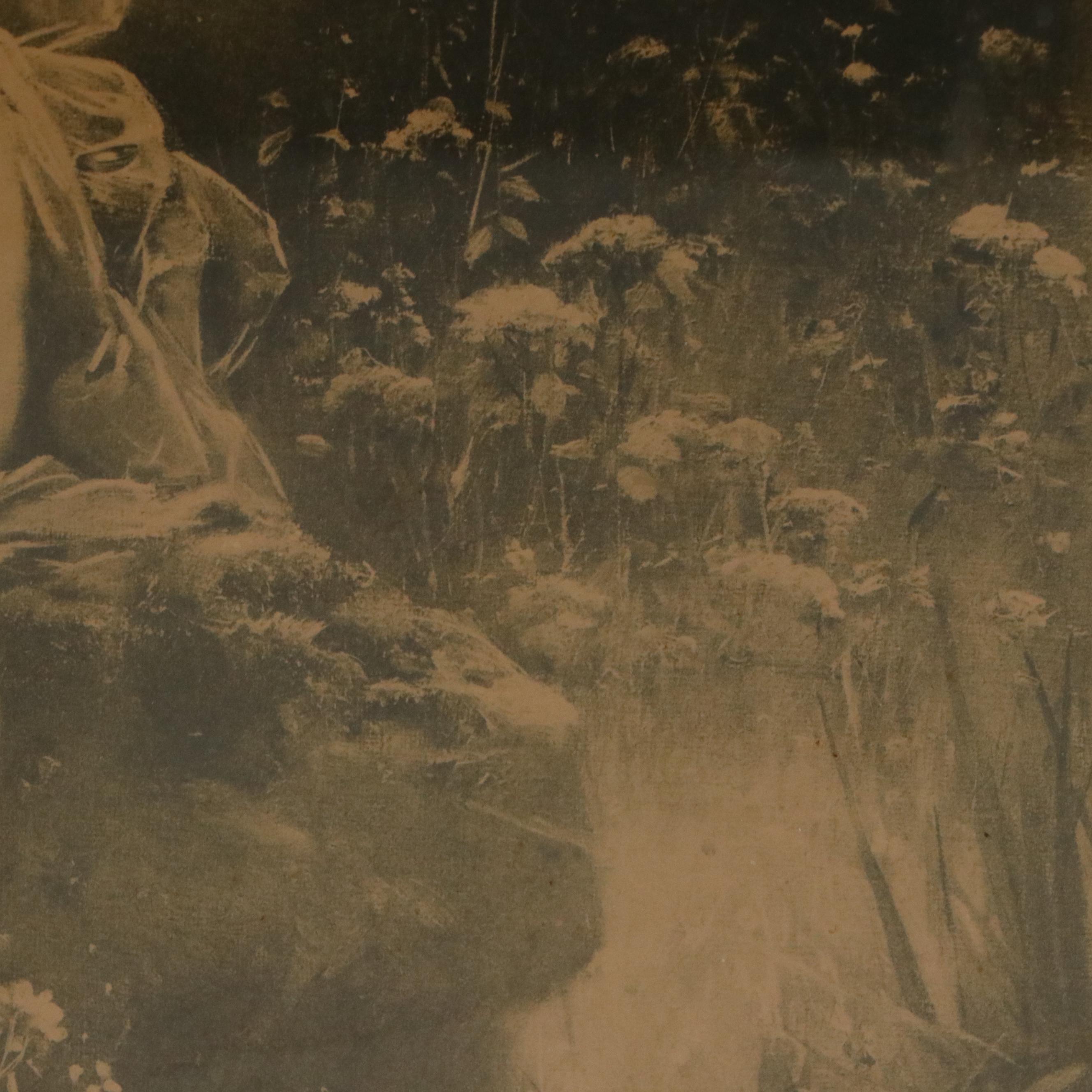 Photogravure After Hans Zatzka "Spring Fantasy," 20th Century