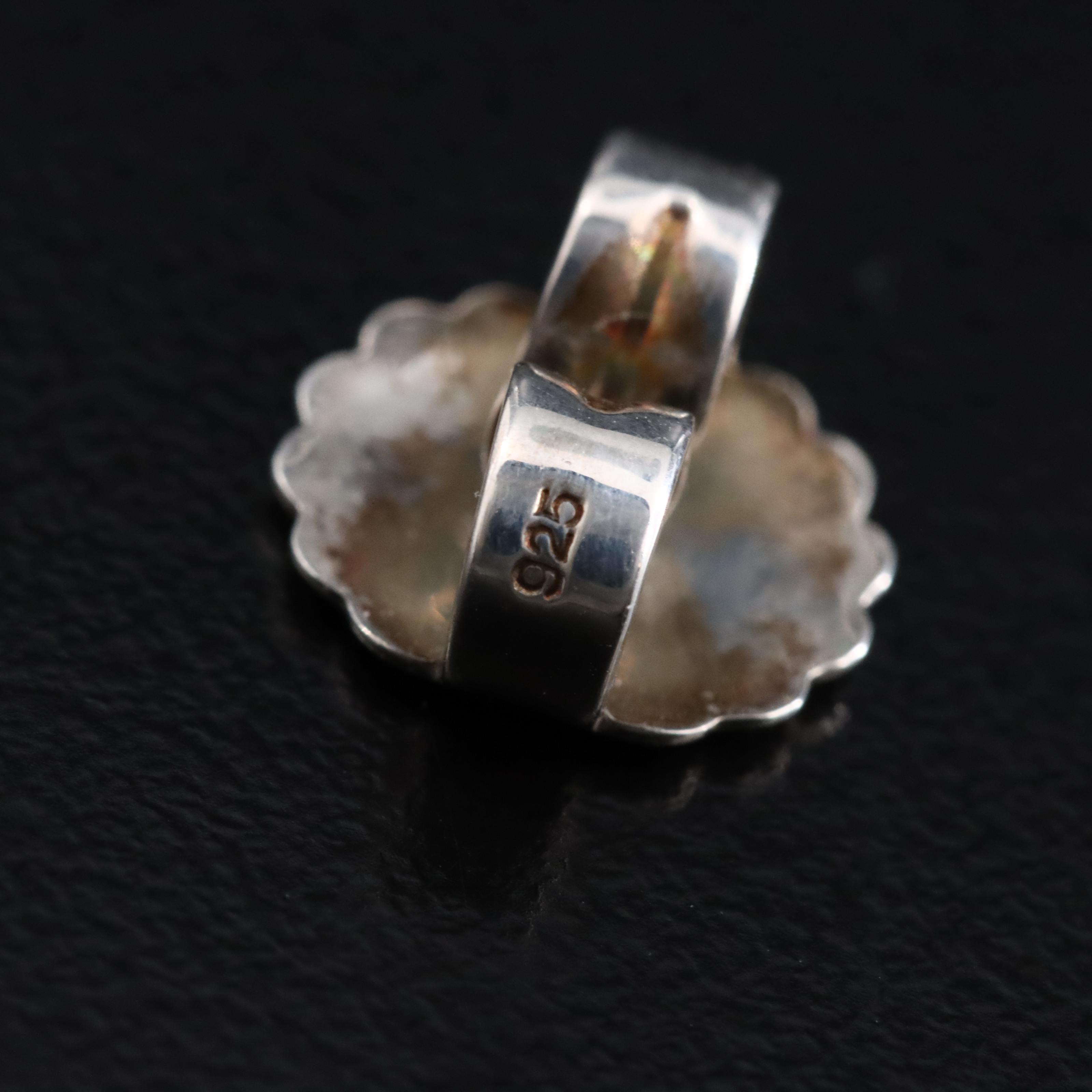 Ippolita Sterling and Diamond Twist Bow Stud Earrings