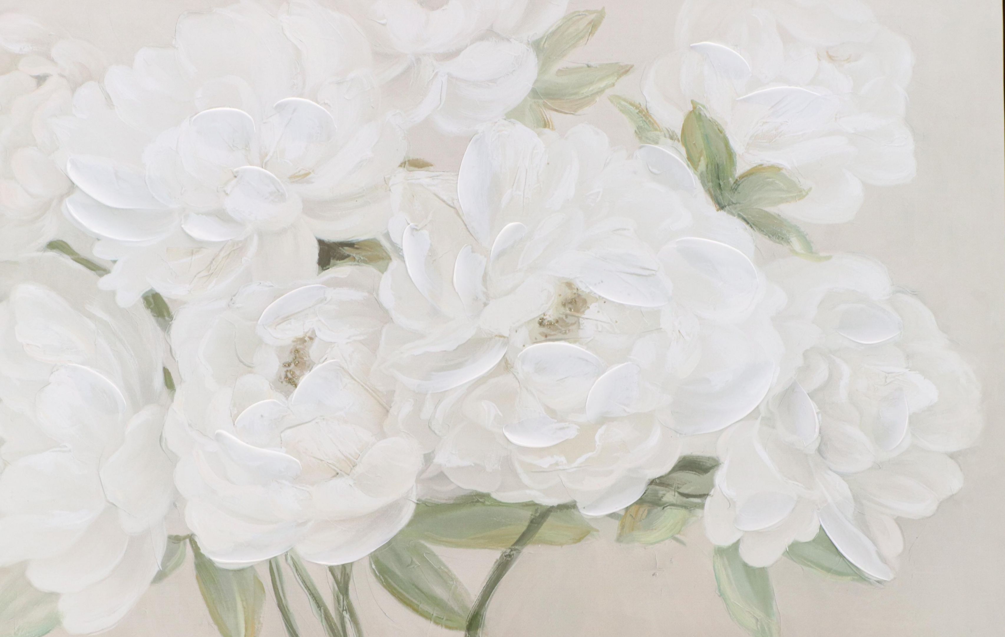 Zhejiang Wadou Creative Art Ltd. Embellished Floral Giclée, 21st Century