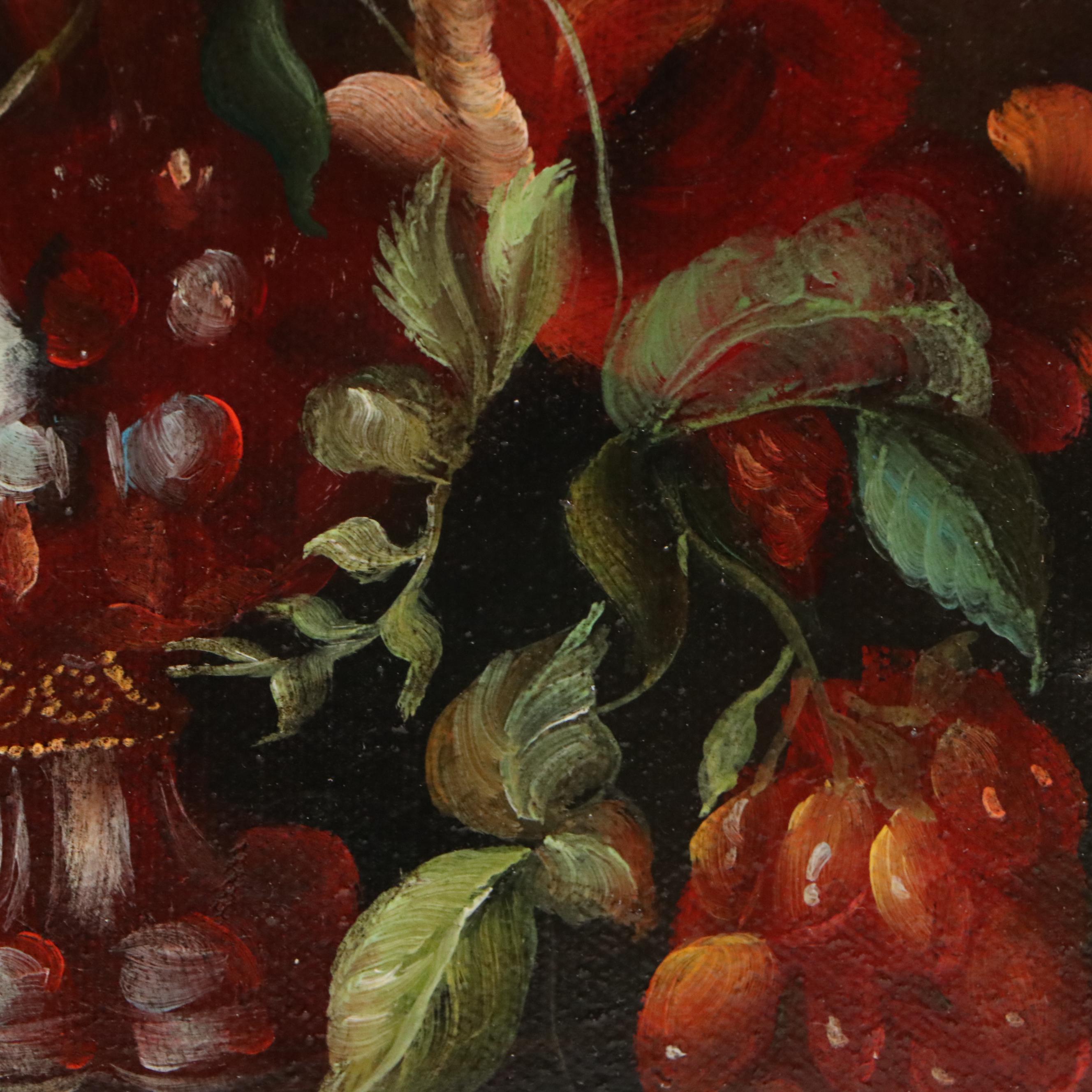 Anatole Dutch Style Floral Still Life Oil Painting