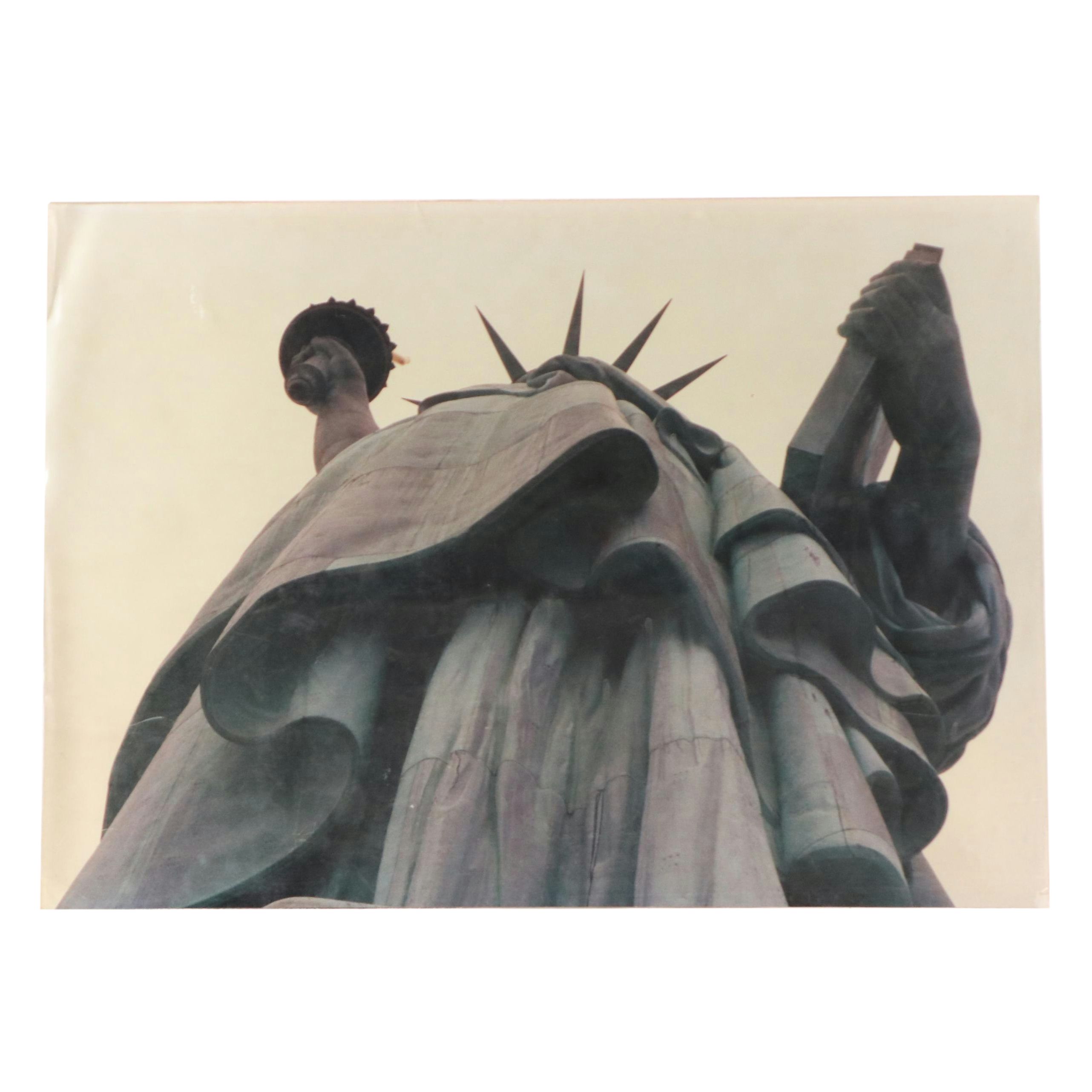 Chromogenic Photograph of the Statue of Liberty from Ground Perspective