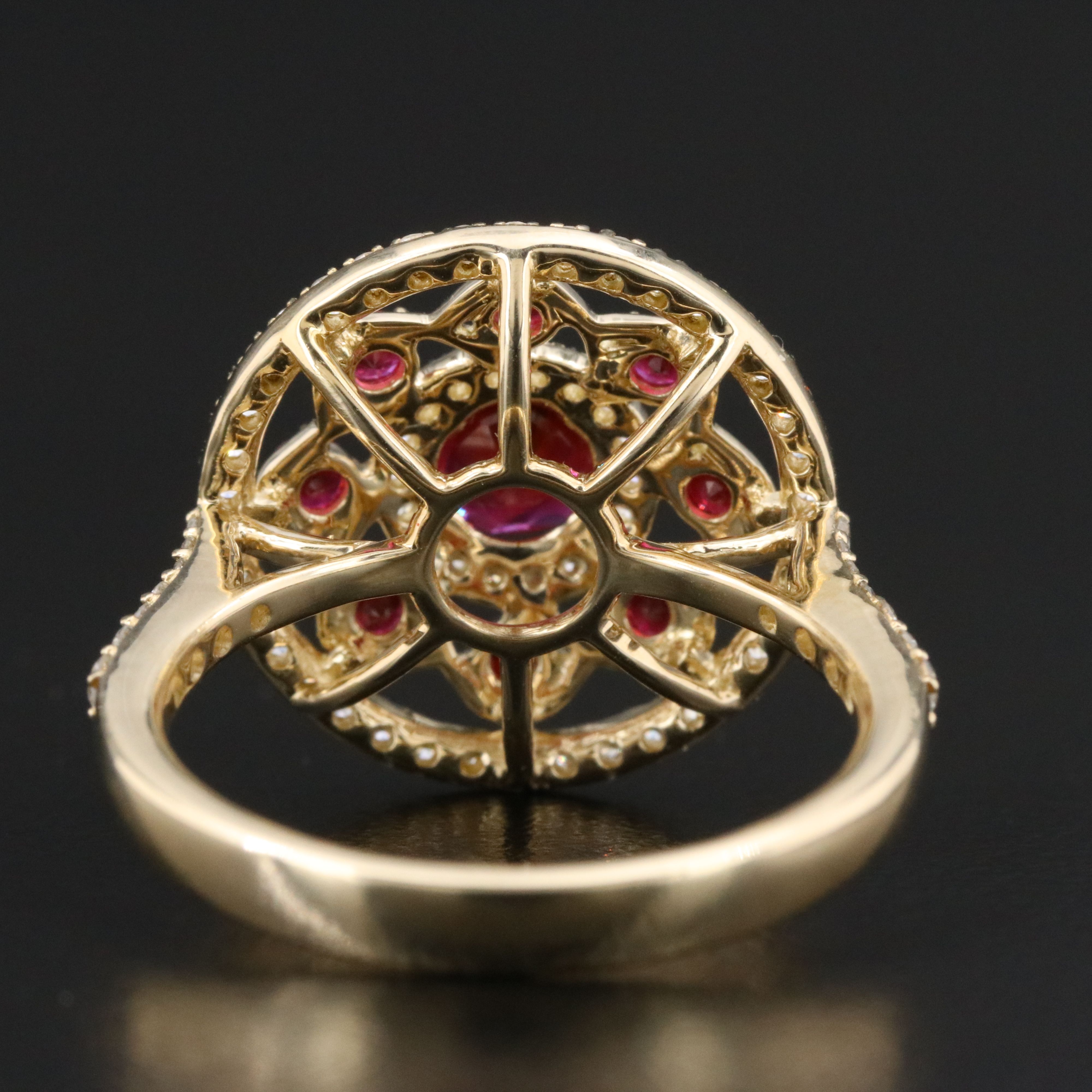 14K Ruby and Diamond Ring
