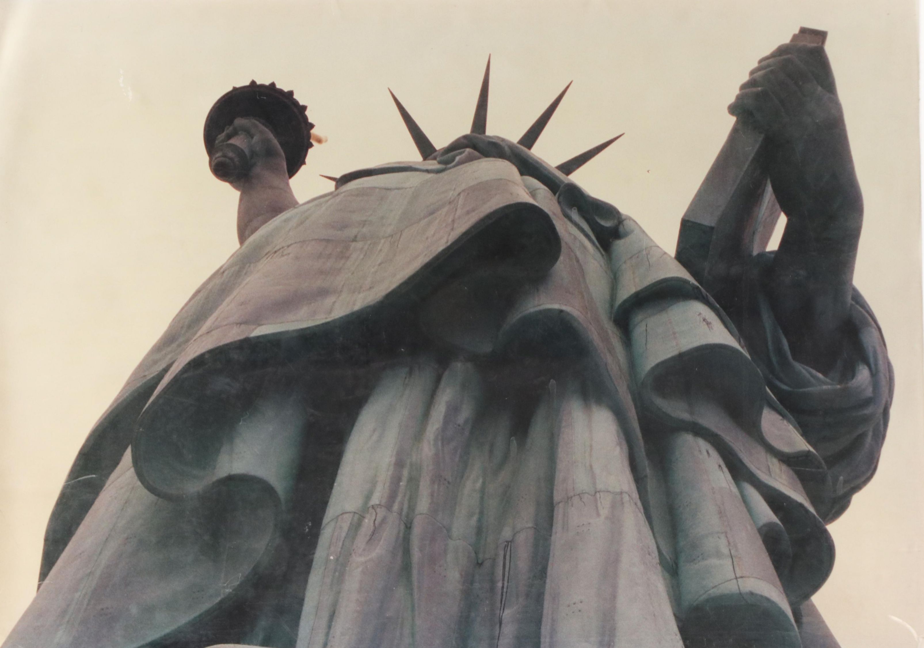 Chromogenic Photograph of the Statue of Liberty from Ground Perspective