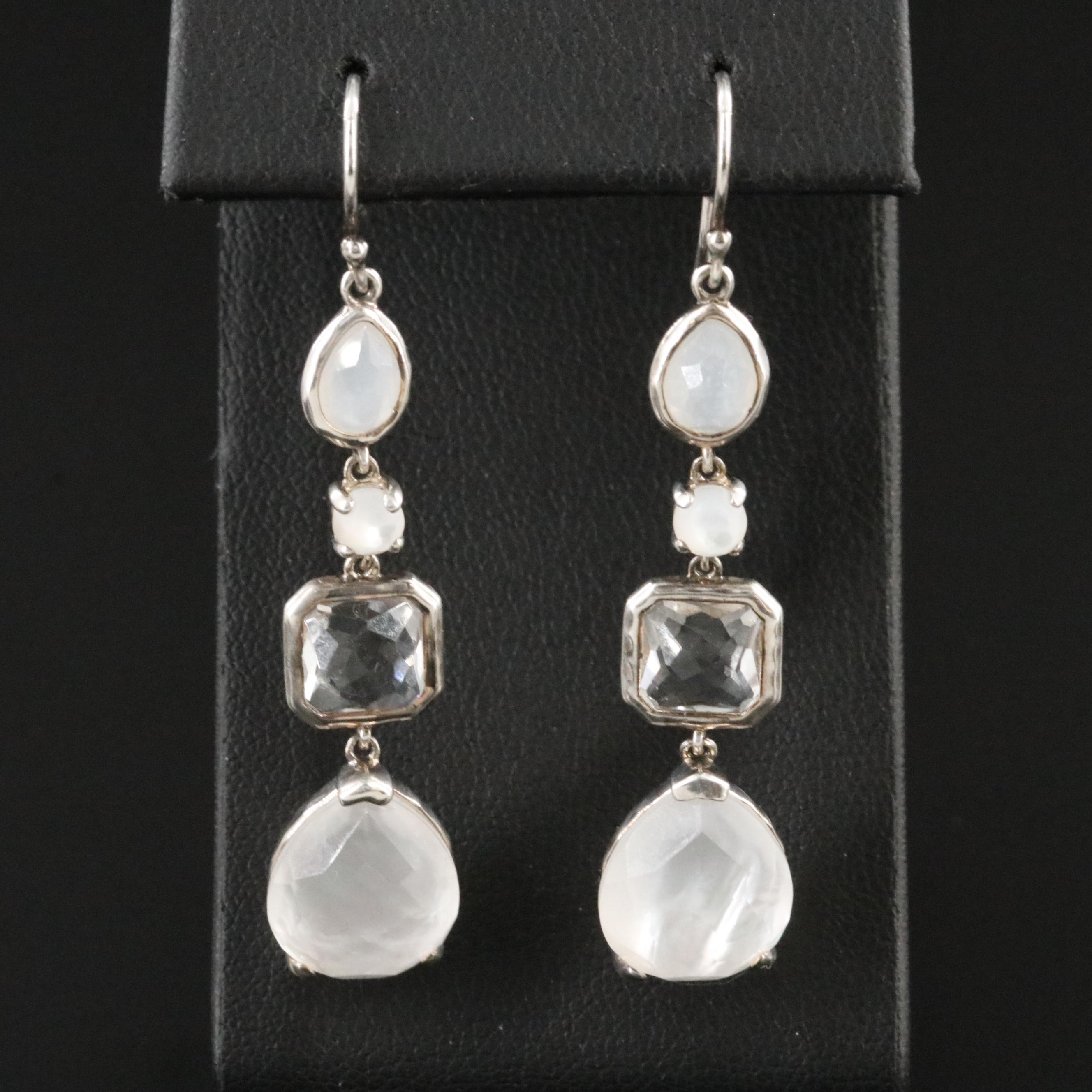 Ippolita Rock Candy Sterling White Gemstone Drop Earrings