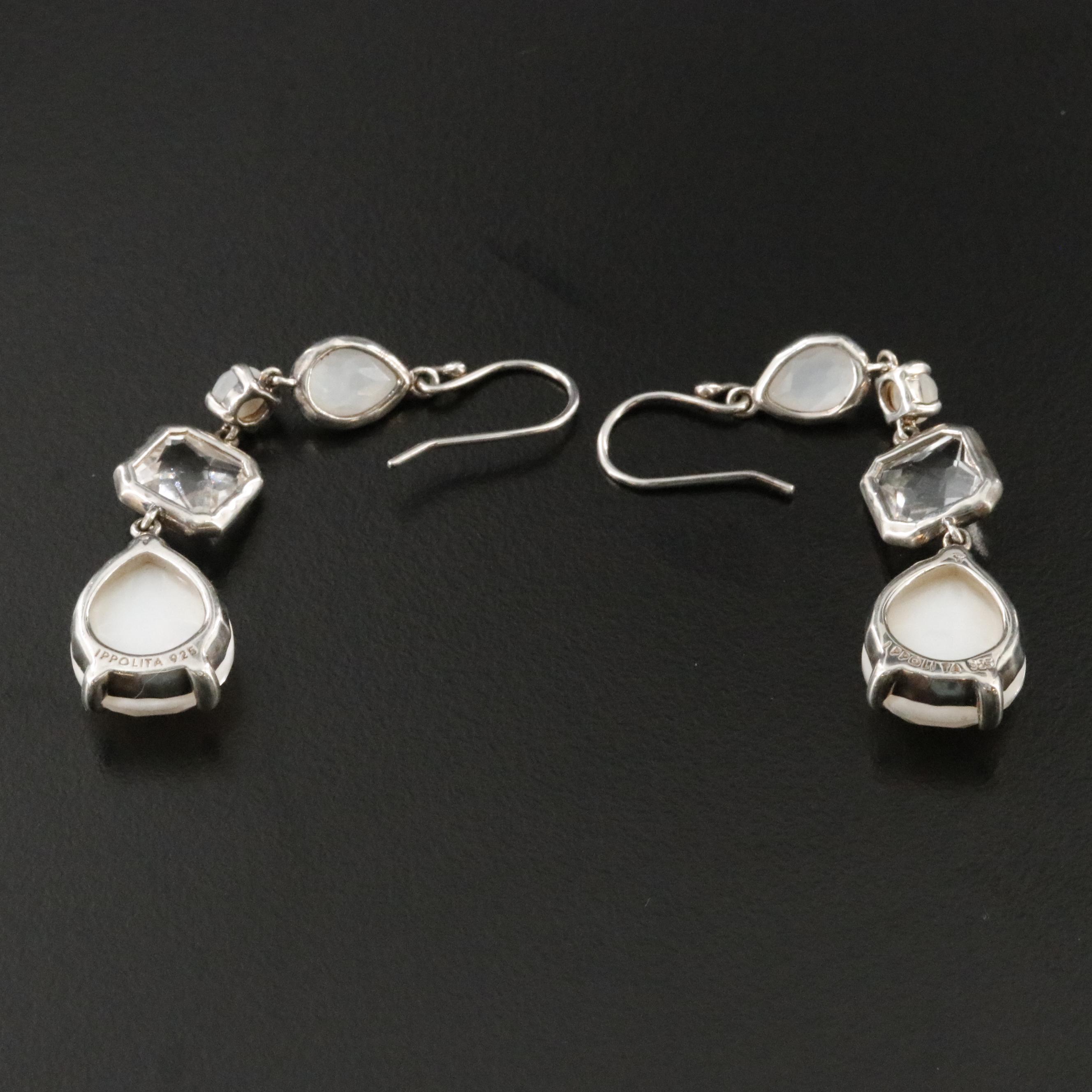 Ippolita Rock Candy Sterling White Gemstone Drop Earrings