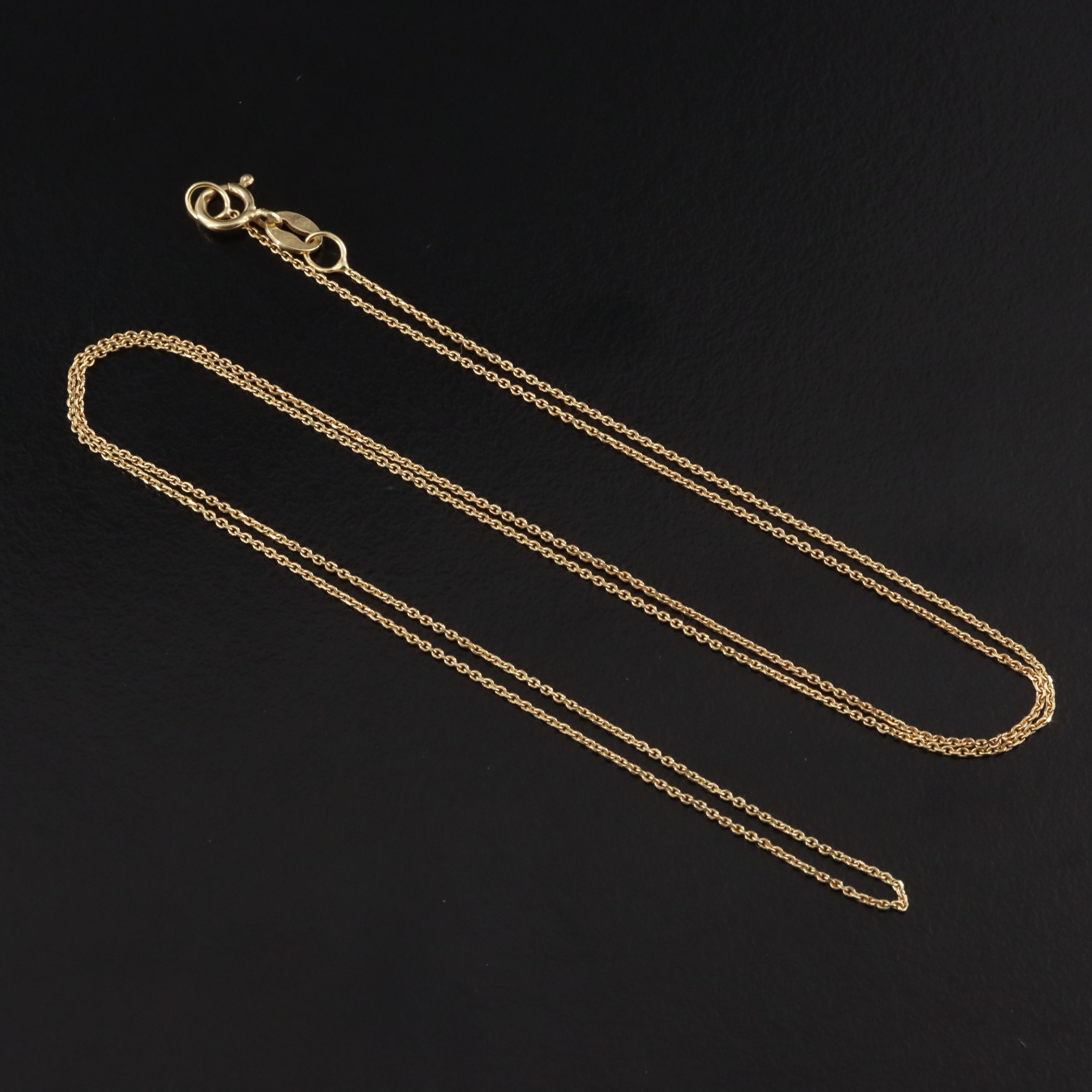 14K Box Chain Necklace