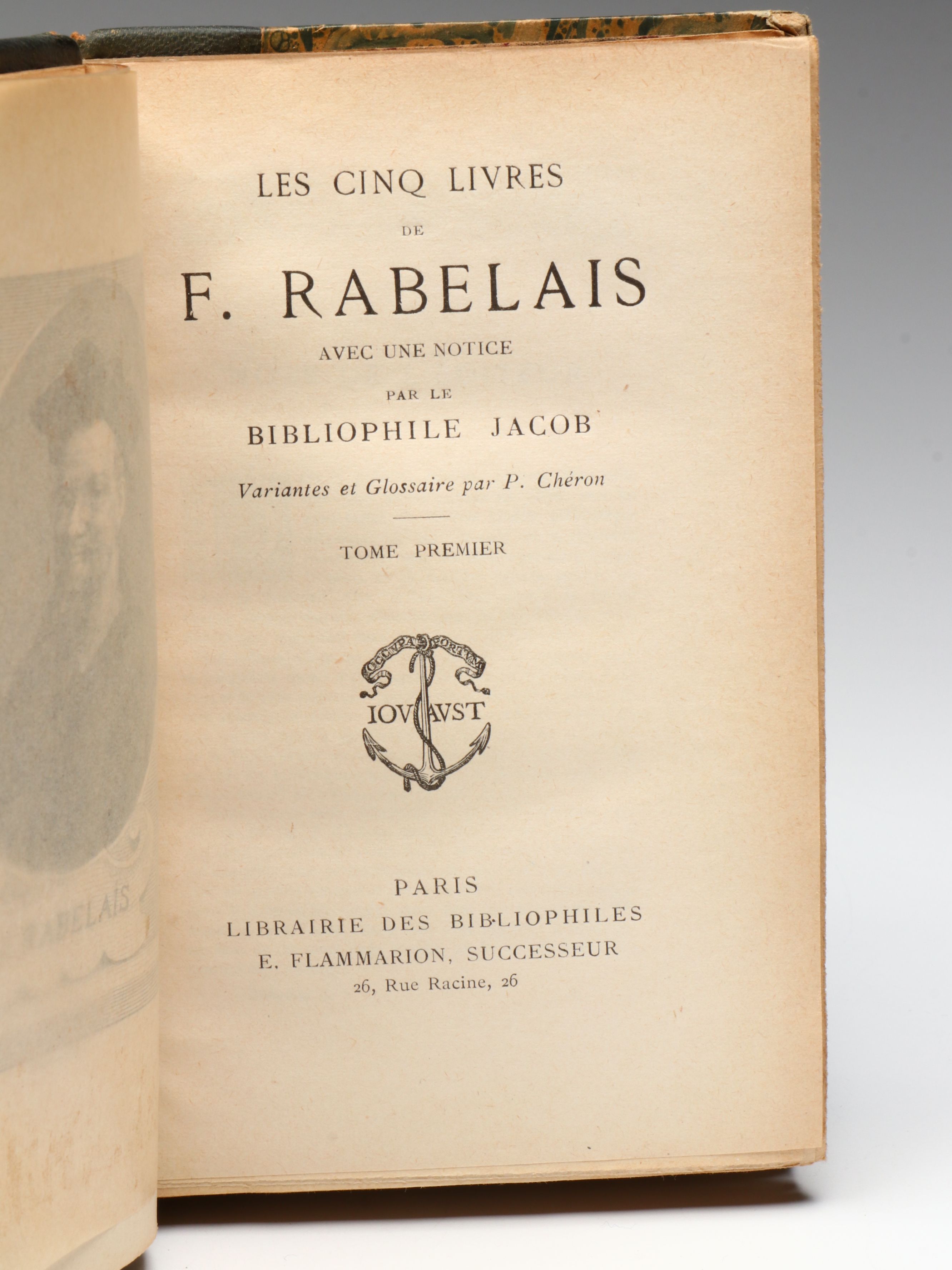 "Les cinq livres de F. Rabelais" Partial Set, Early 20th Century