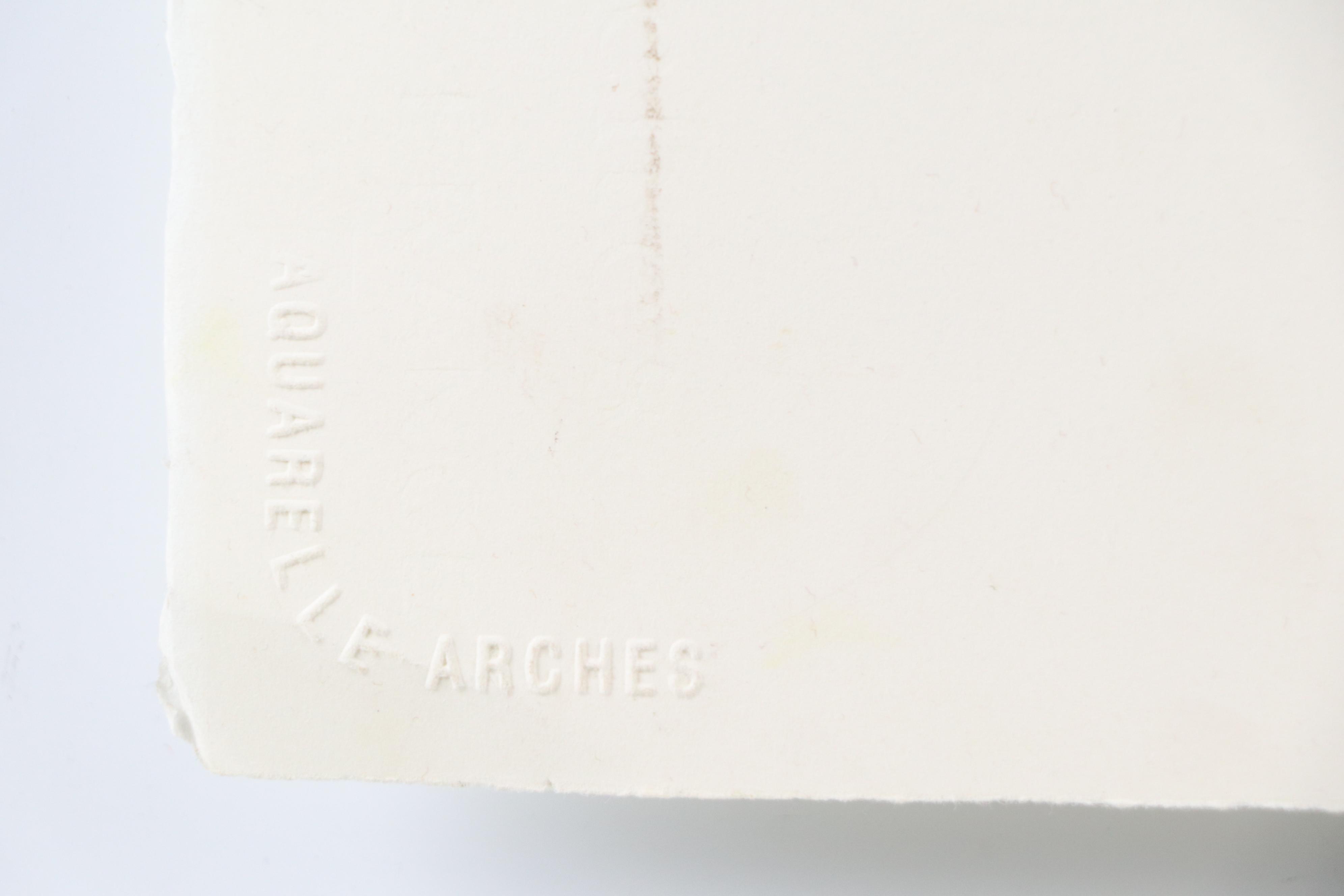 I. Ieina Figural Color Lithograph "Autumn," 2002