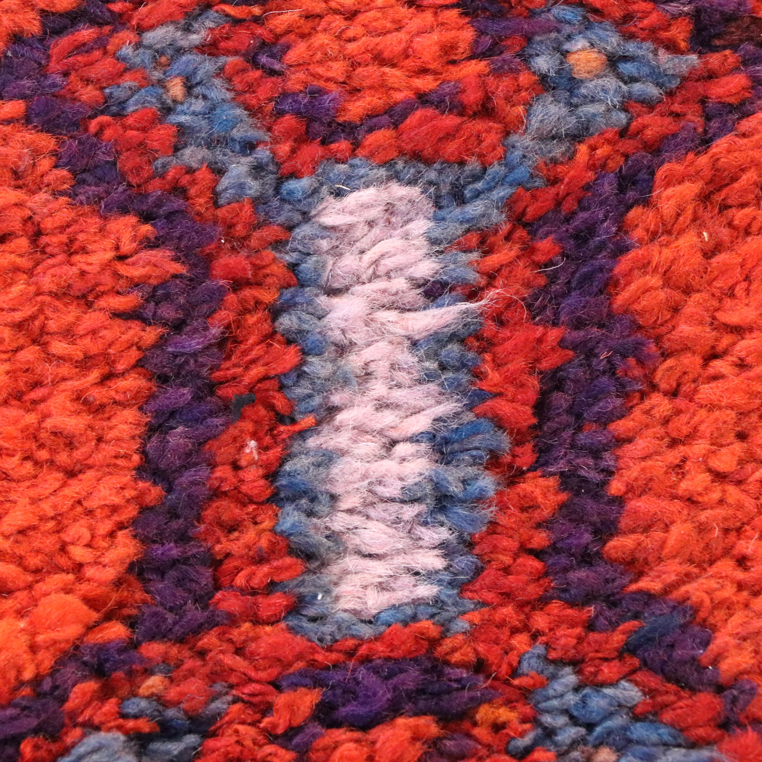 3'10 x 12'7 Hand-Knotted Turkish Village Long Rug