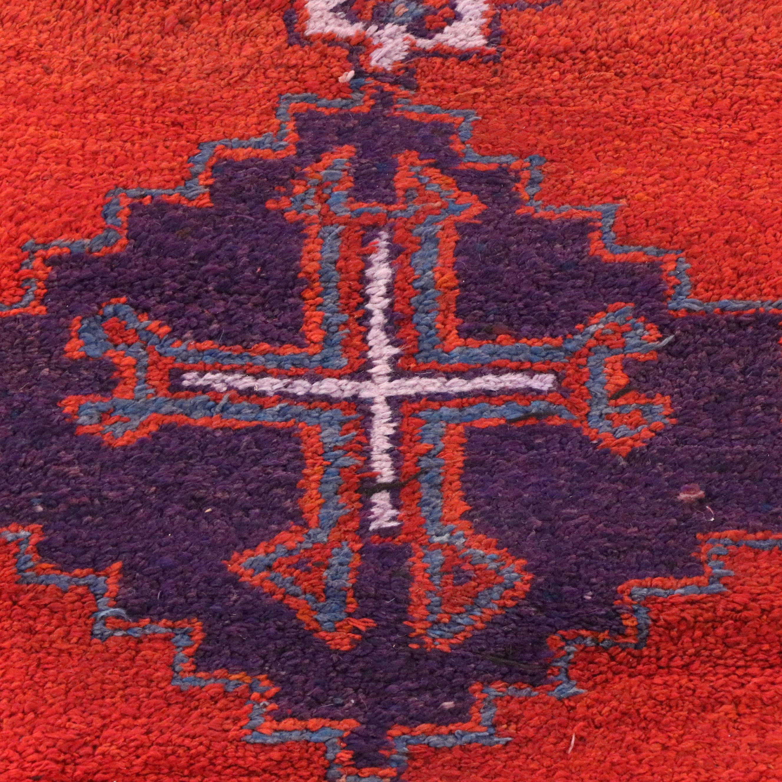 3'10 x 12'7 Hand-Knotted Turkish Village Long Rug